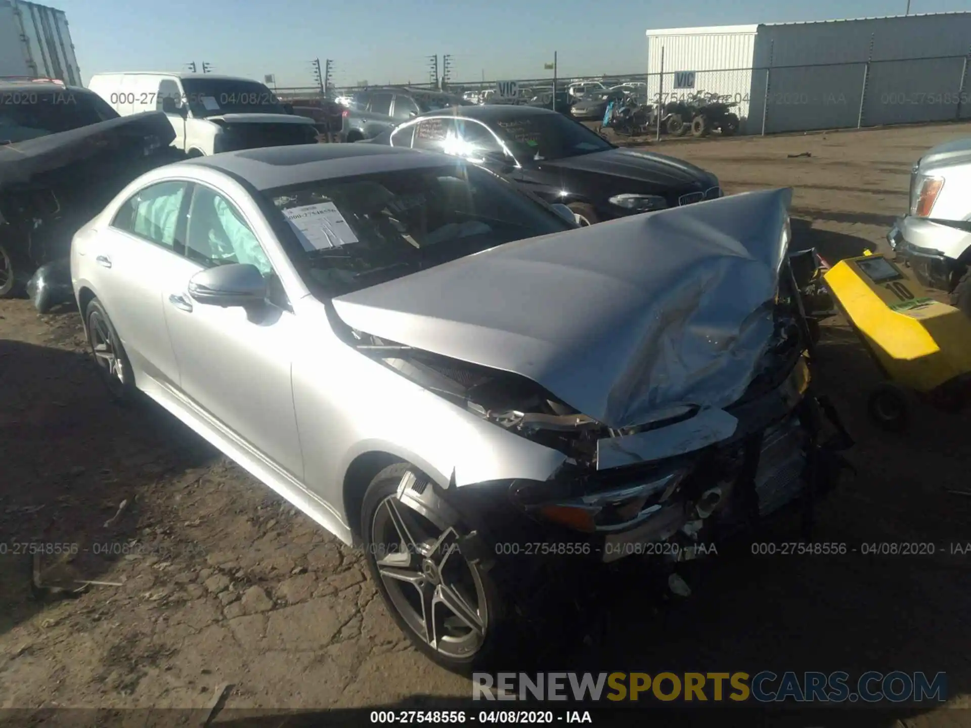 1 Photograph of a damaged car W1K2J5KB2LA072338 MERCEDES-BENZ CLS 2020