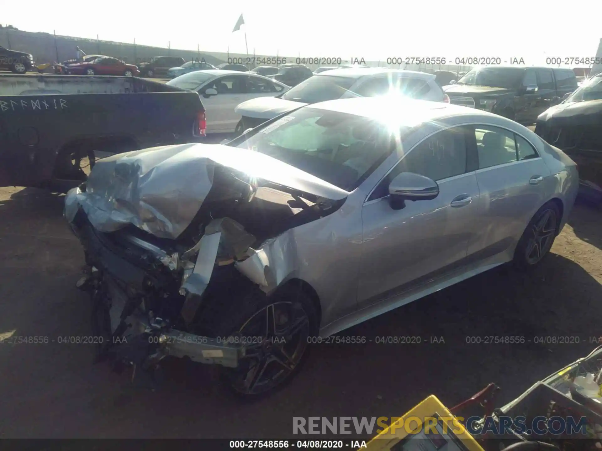 2 Photograph of a damaged car W1K2J5KB2LA072338 MERCEDES-BENZ CLS 2020