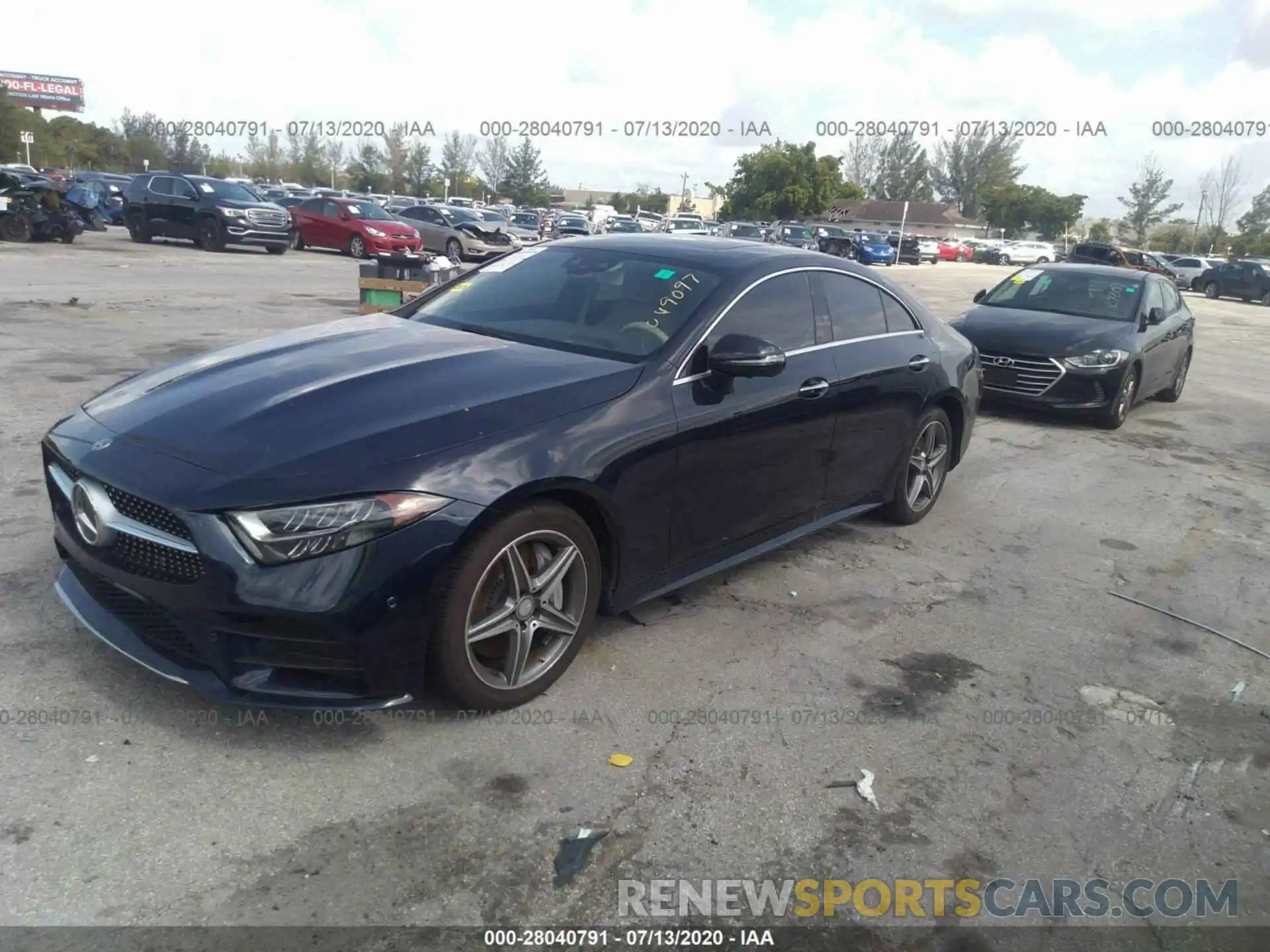 2 Photograph of a damaged car WDD2J5JBXLA049097 MERCEDES-BENZ CLS 2020