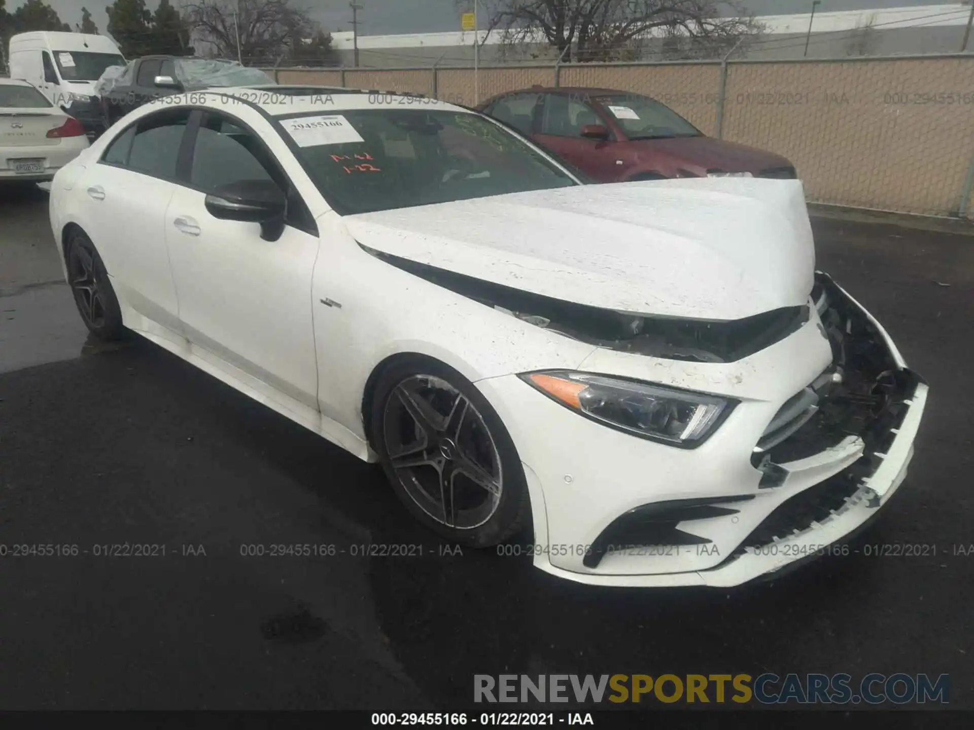 1 Photograph of a damaged car WDD2J6BB7LA050003 MERCEDES-BENZ CLS 2020