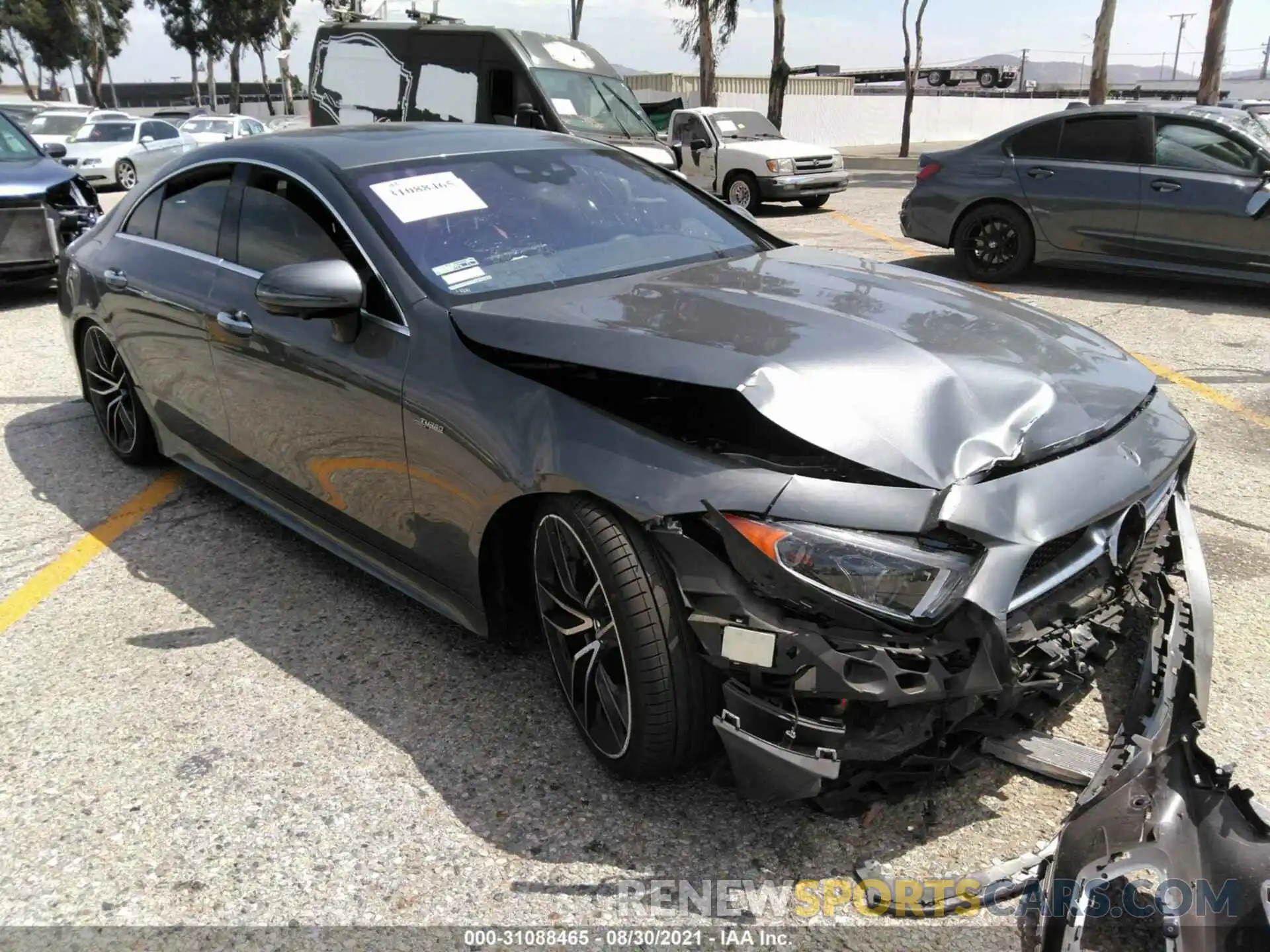 1 Photograph of a damaged car W1K2J6BB4MA082196 MERCEDES-BENZ CLS 2021