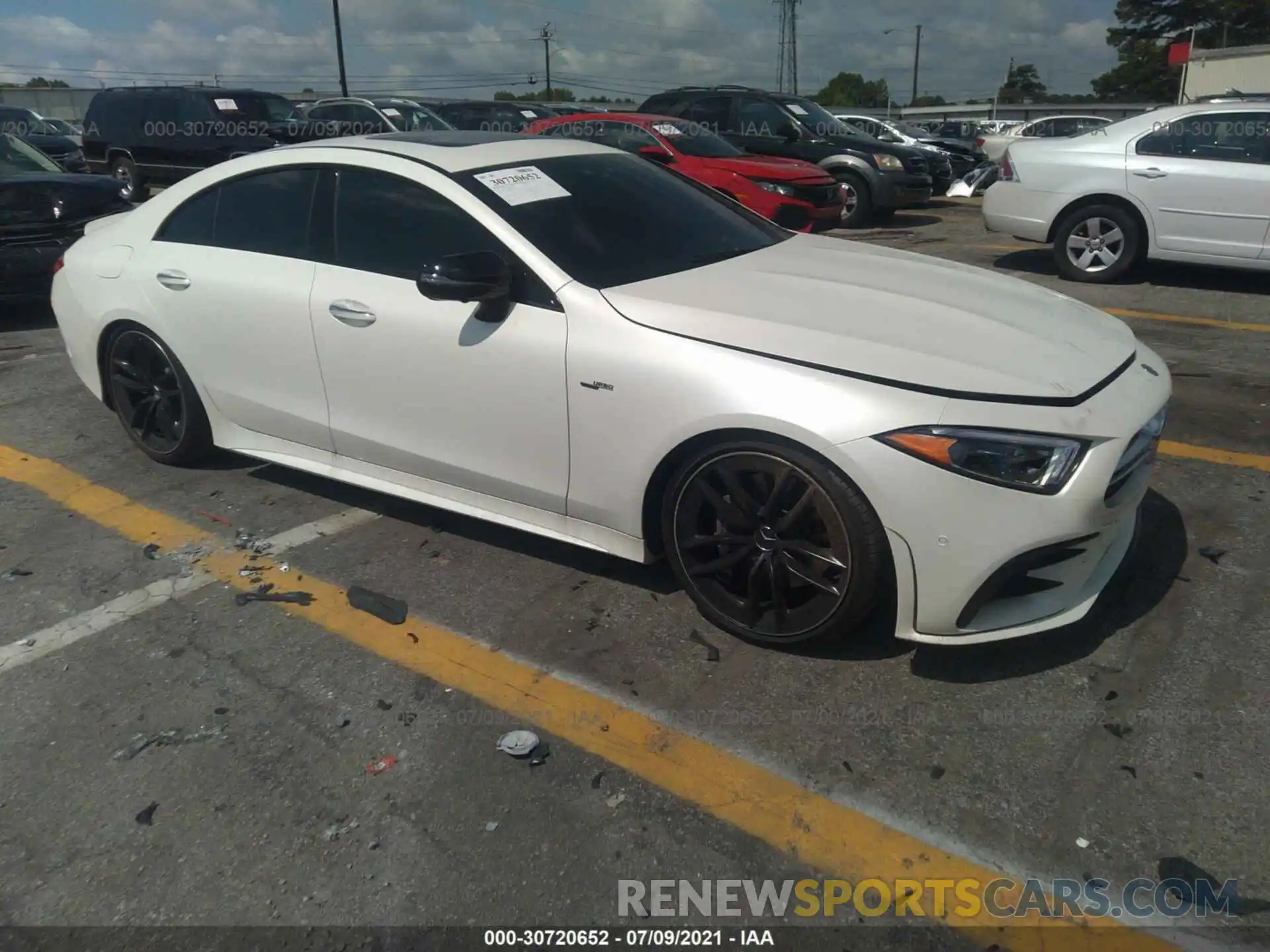 1 Photograph of a damaged car W1K2J6BBXMA087130 MERCEDES-BENZ CLS 2021