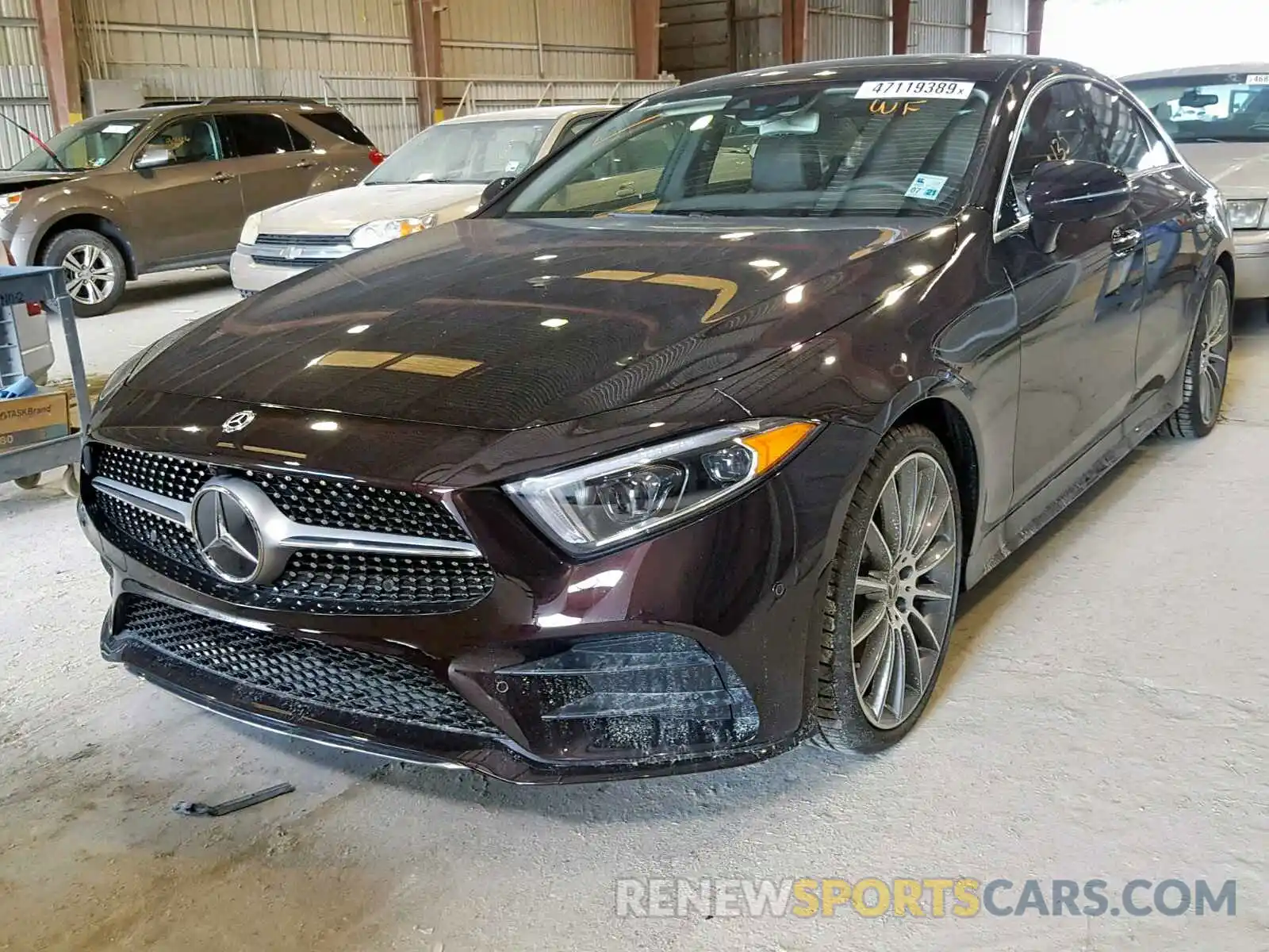 2 Photograph of a damaged car WDD2J5JB1KA043493 MERCEDES-BENZ CLS 450 2019