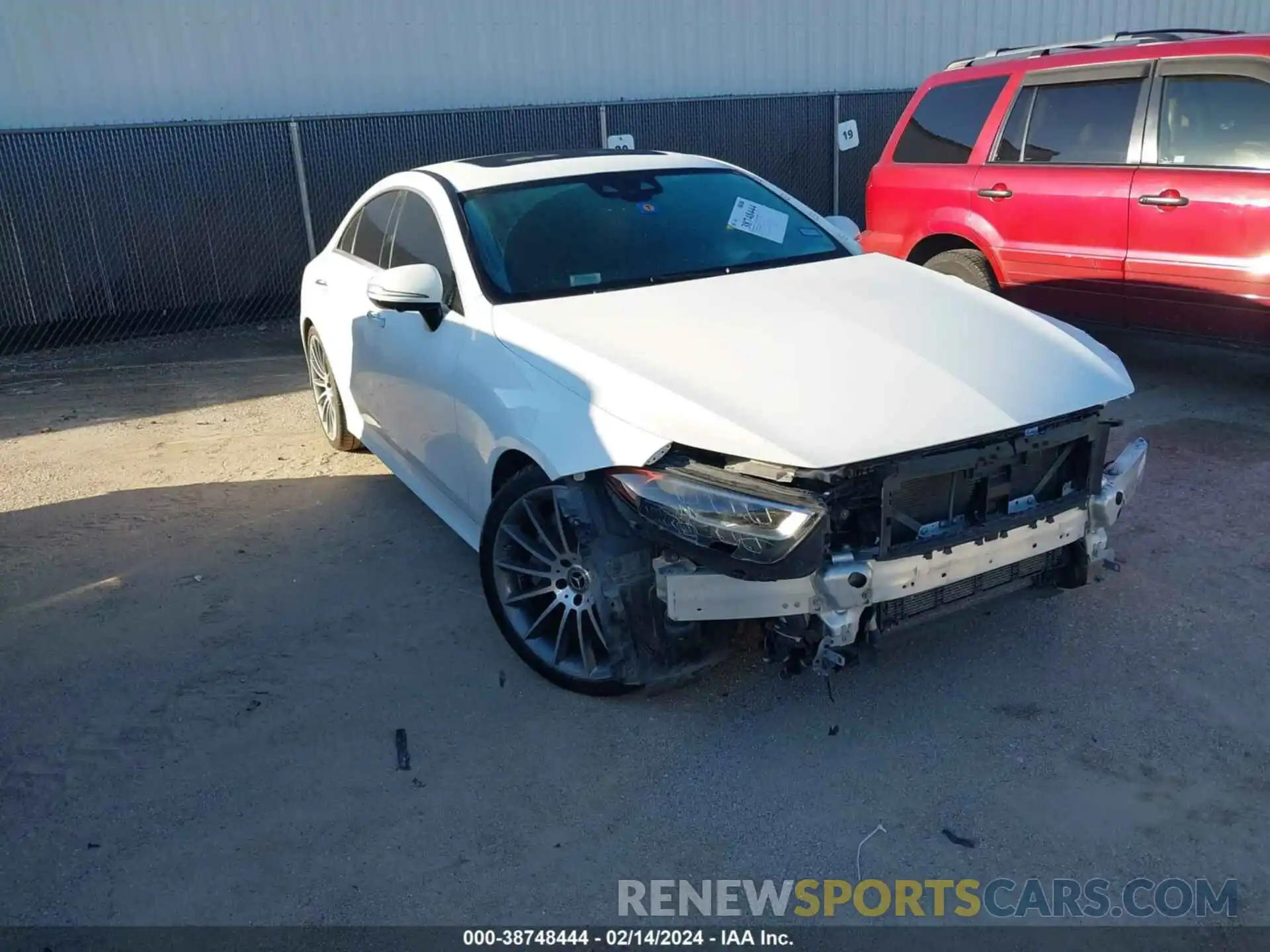 1 Photograph of a damaged car WDD2J5JB2KA030882 MERCEDES-BENZ CLS 450 2019