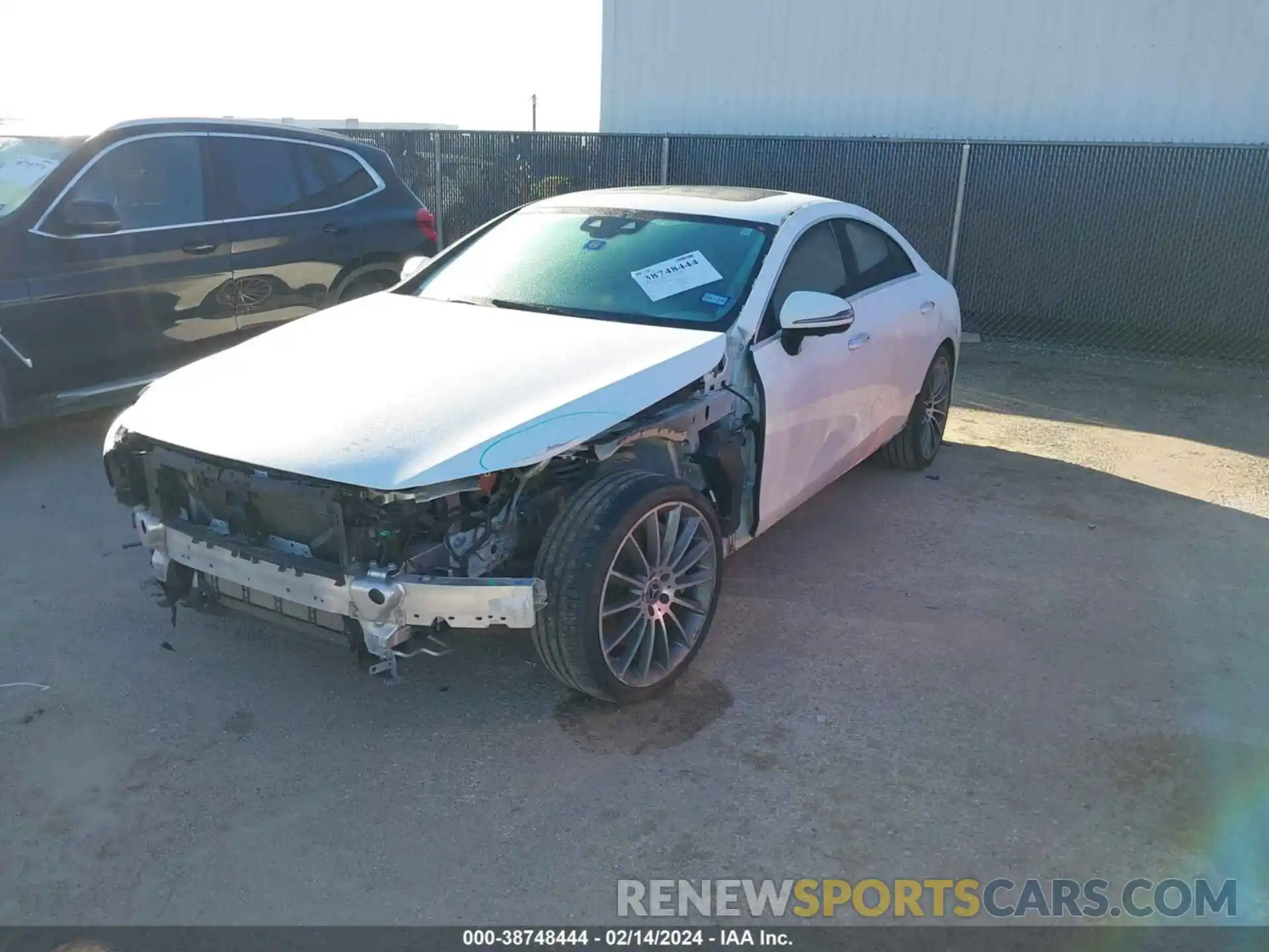 2 Photograph of a damaged car WDD2J5JB2KA030882 MERCEDES-BENZ CLS 450 2019