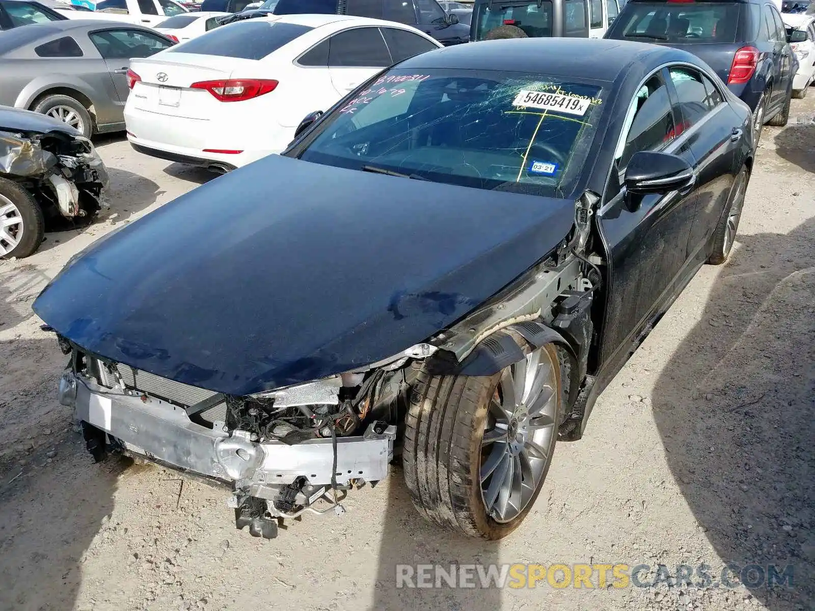 2 Photograph of a damaged car WDD2J5JB2KA031093 MERCEDES-BENZ CLS 450 2019