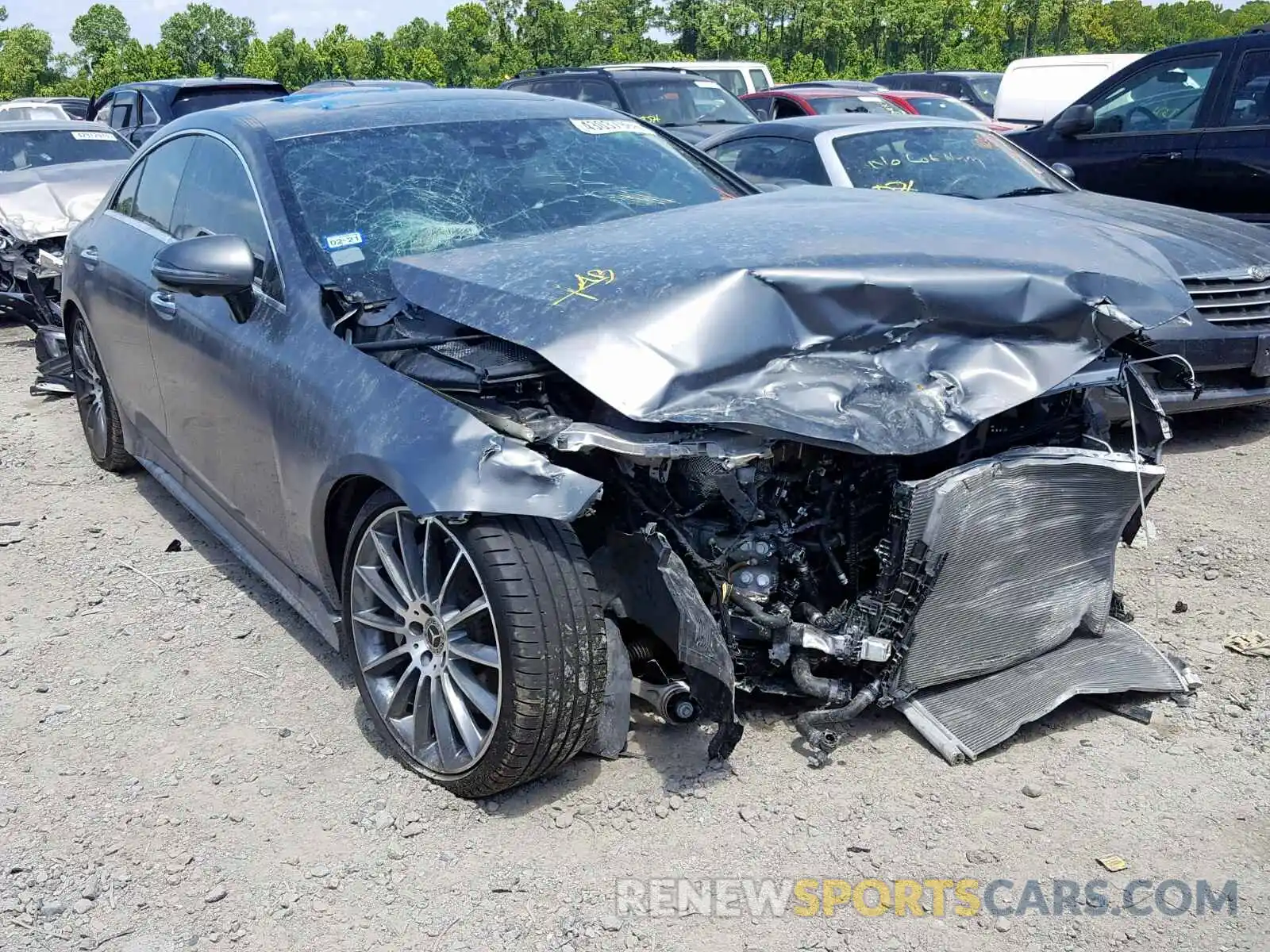 1 Photograph of a damaged car WDD2J5JB5KA027393 MERCEDES-BENZ CLS 450 2019