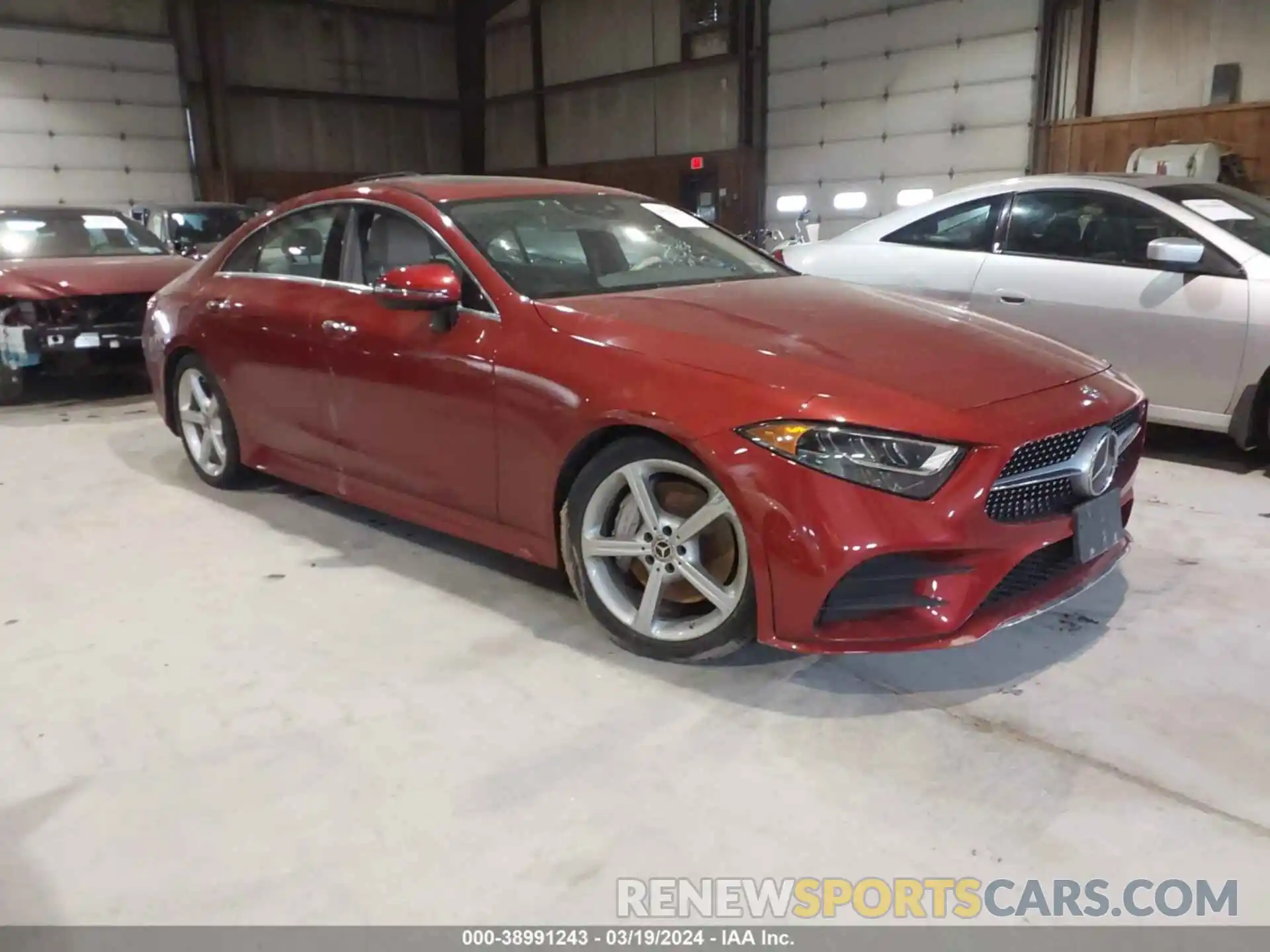 1 Photograph of a damaged car WDD2J5KB4KA041414 MERCEDES-BENZ CLS 450 2019