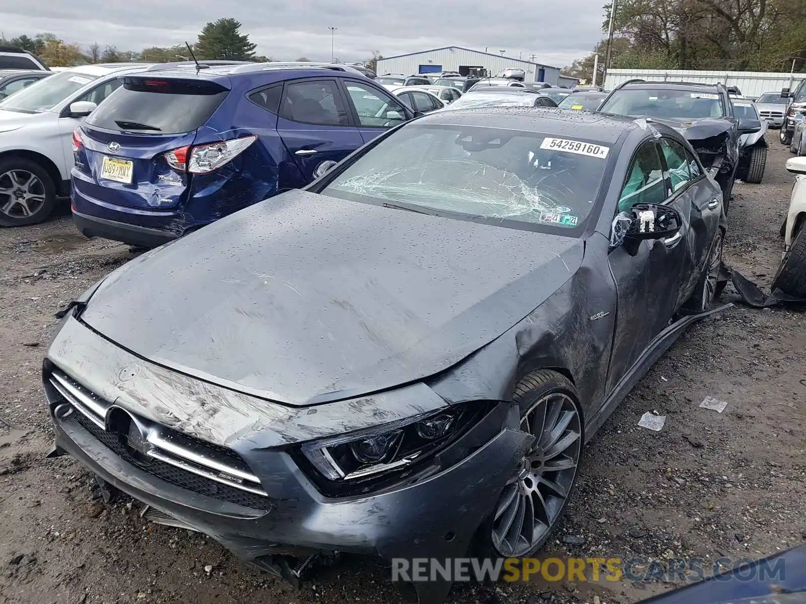 2 Photograph of a damaged car WDD2J6BB3KA029194 MERCEDES-BENZ CLS AMG 53 2019