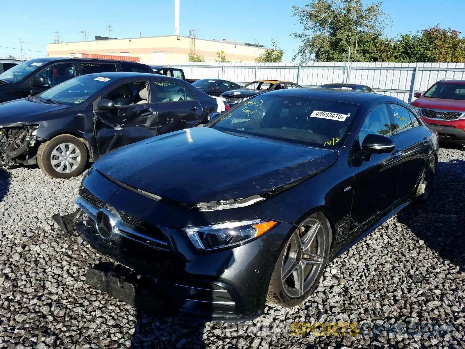 2 Photograph of a damaged car WDD2J6BB4KA011416 MERCEDES-BENZ CLS AMG 53 2019