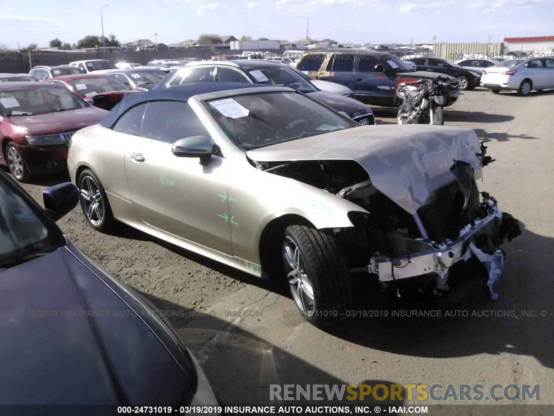 1 Photograph of a damaged car WDD1K6HB6KF084130 MERCEDES-BENZ E 2019