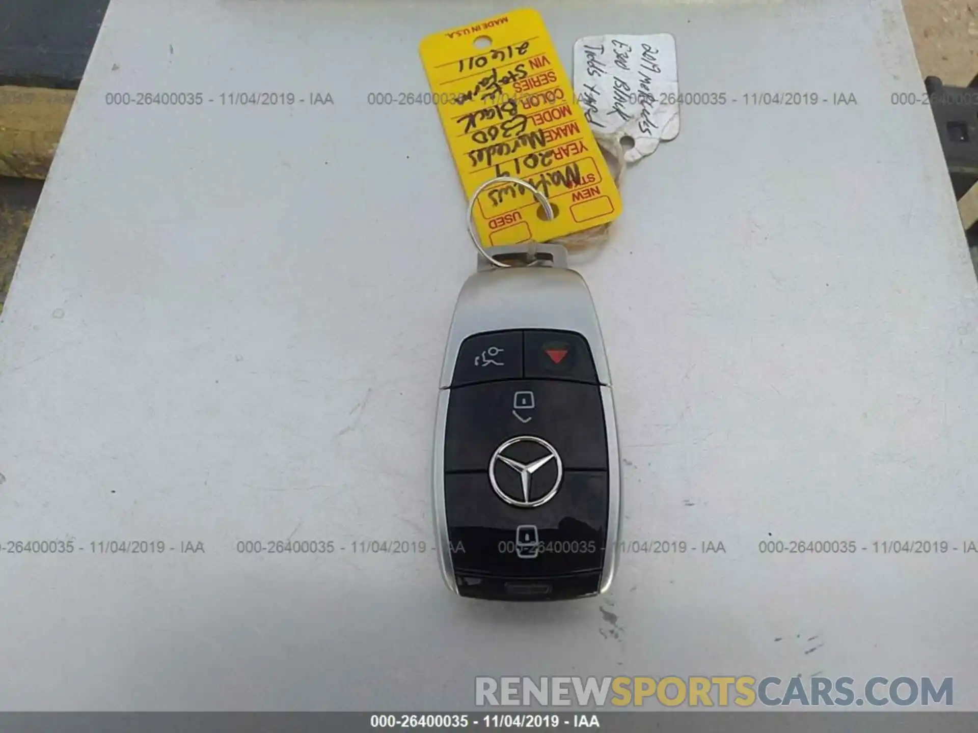 11 Photograph of a damaged car WDDZF4JB0KA556003 MERCEDES-BENZ E 2019