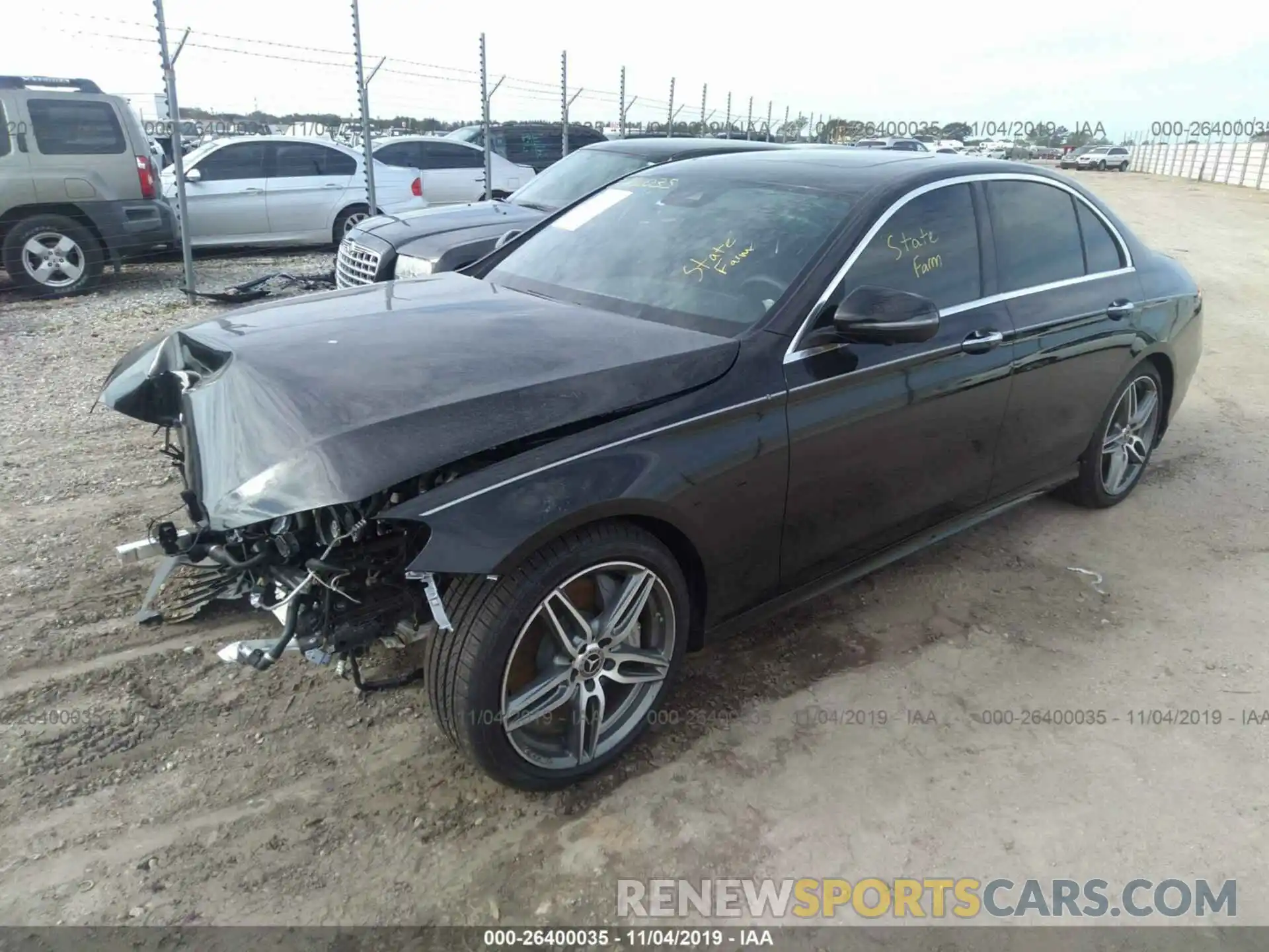 2 Photograph of a damaged car WDDZF4JB0KA556003 MERCEDES-BENZ E 2019