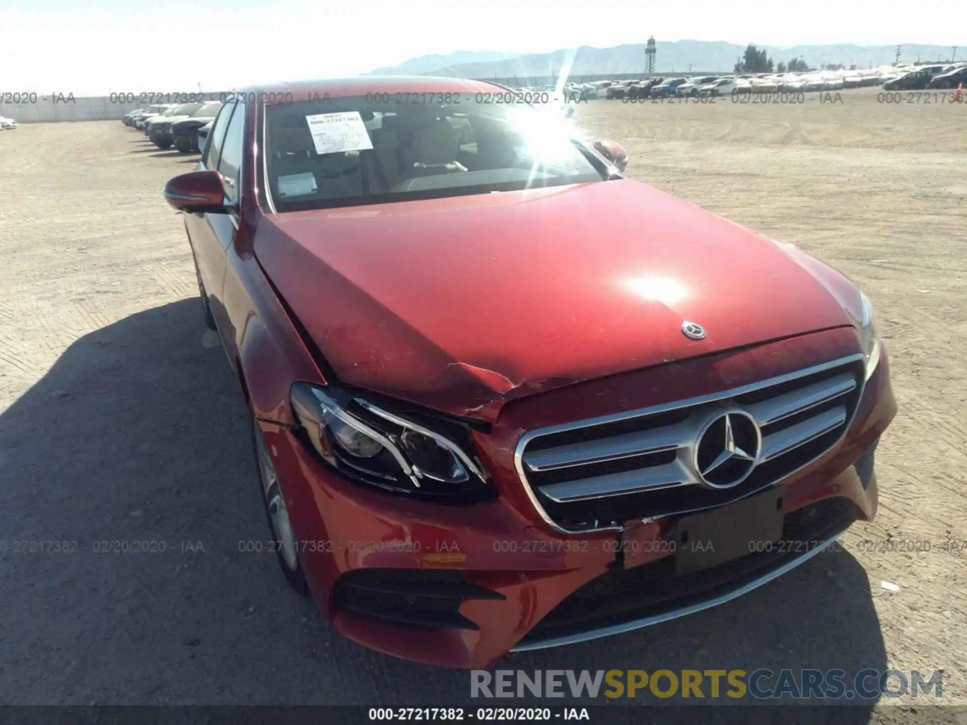 6 Photograph of a damaged car WDDZF4JB1KA555491 MERCEDES-BENZ E 2019