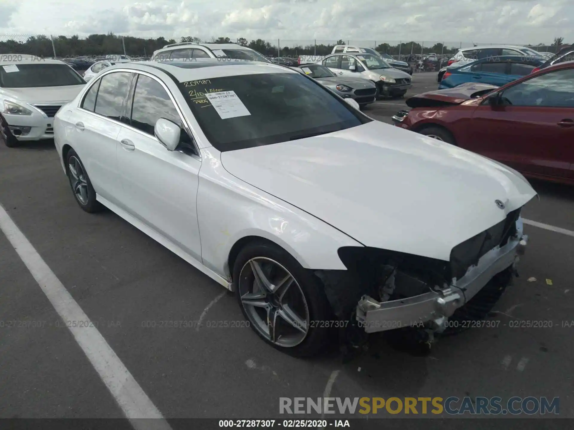 1 Photograph of a damaged car WDDZF4JB2KA516604 MERCEDES-BENZ E 2019