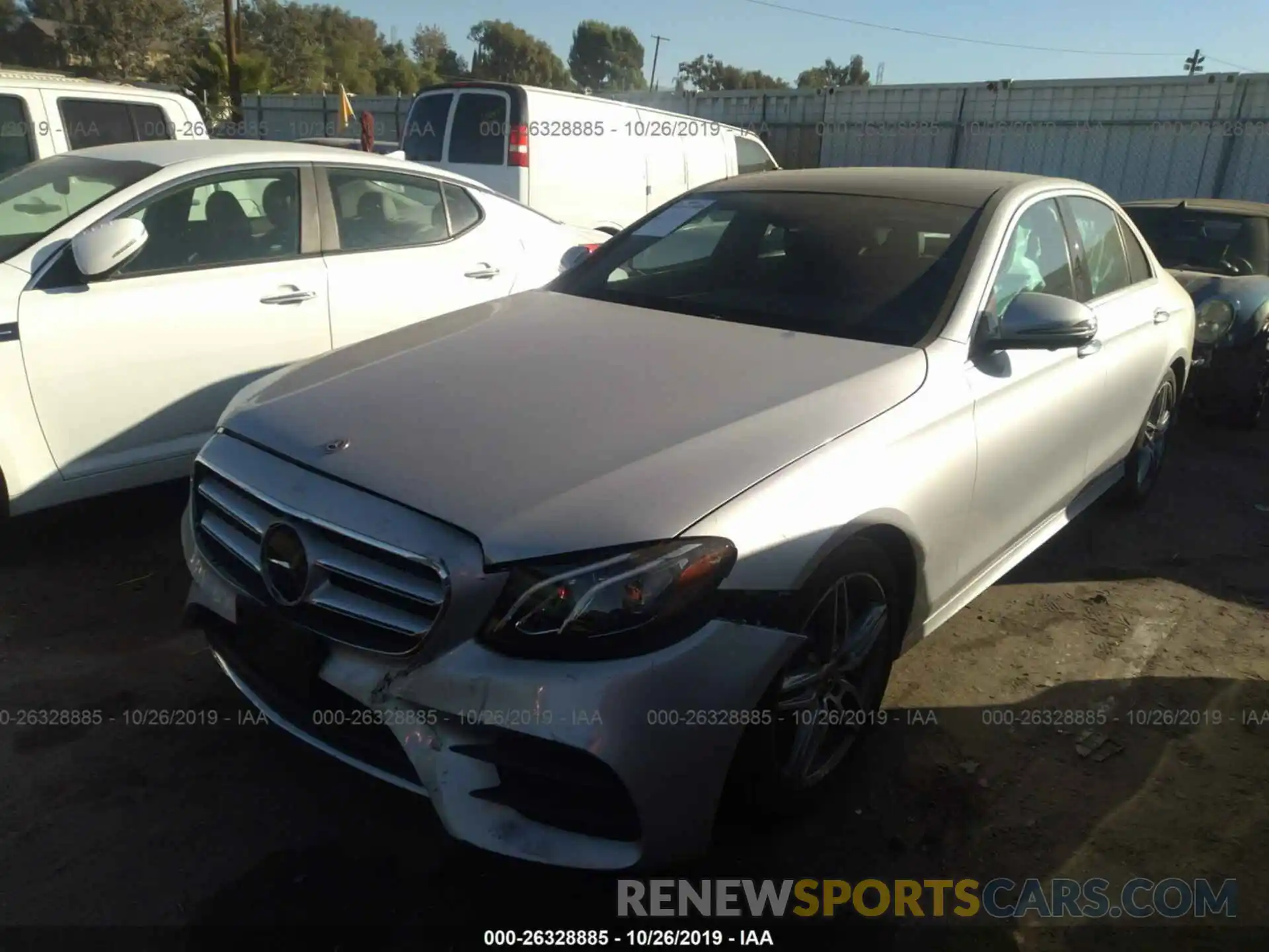 2 Photograph of a damaged car WDDZF4JB2KA530387 MERCEDES-BENZ E 2019