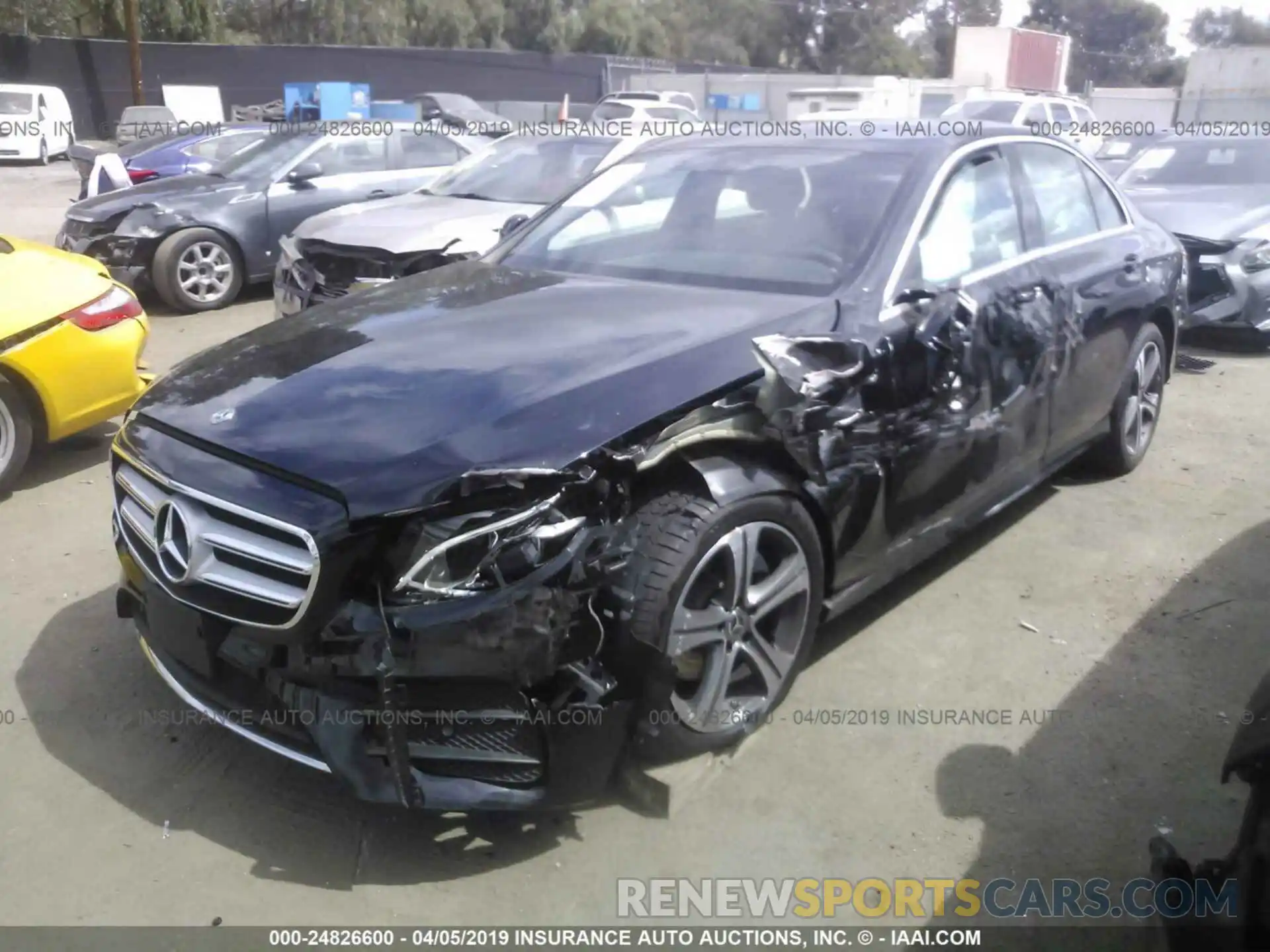 6 Photograph of a damaged car WDDZF4JB2KA592422 MERCEDES-BENZ E 2019