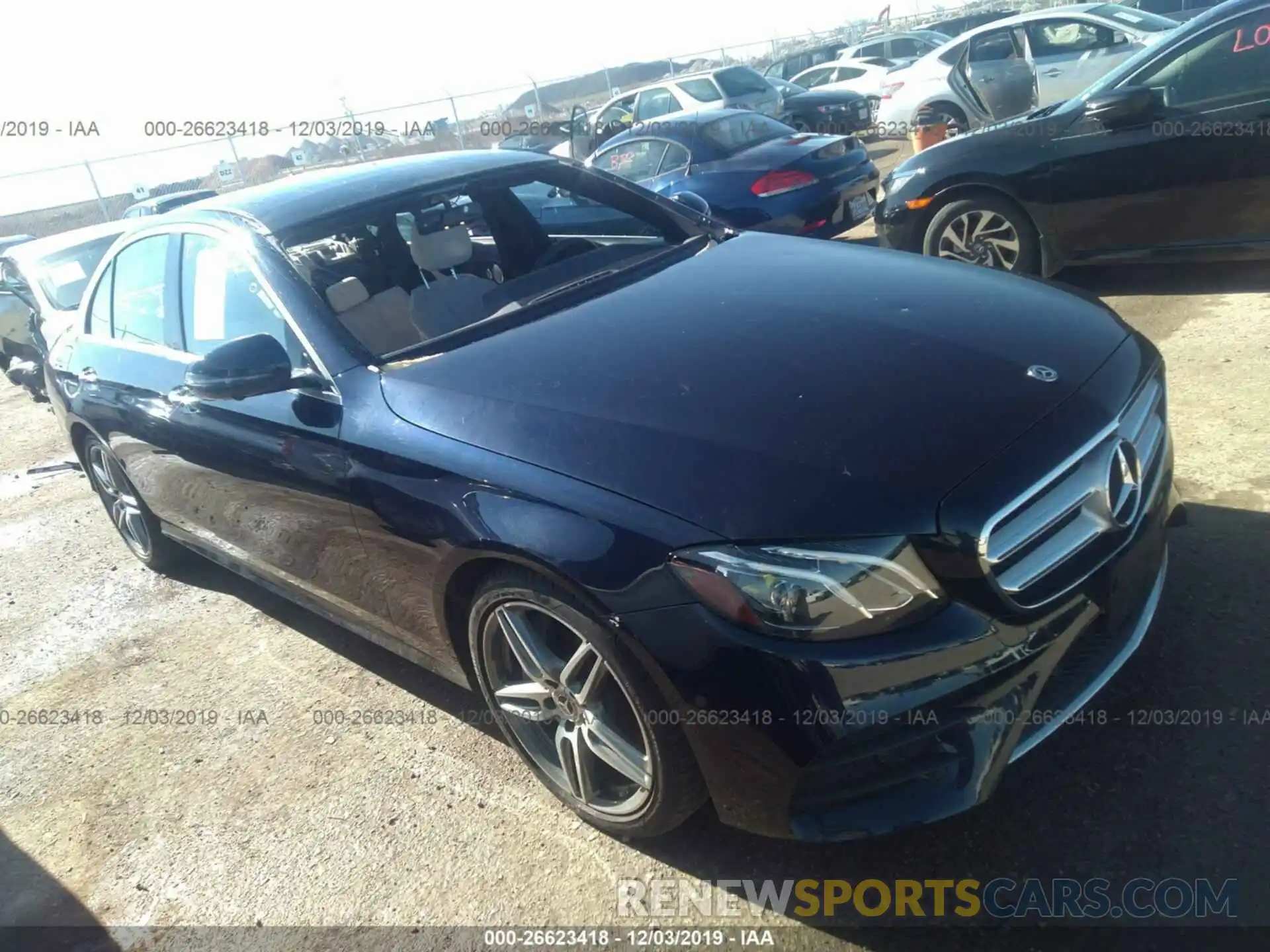 1 Photograph of a damaged car WDDZF4JB8KA586057 MERCEDES-BENZ E 2019