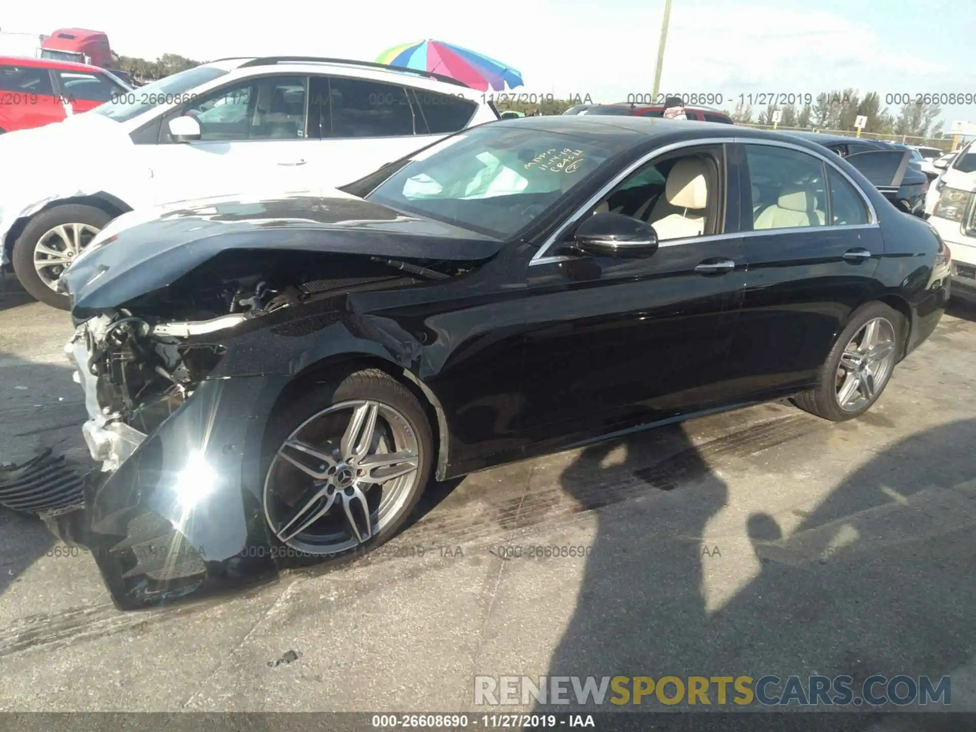 2 Photograph of a damaged car WDDZF4JB9KA495749 MERCEDES-BENZ E 2019