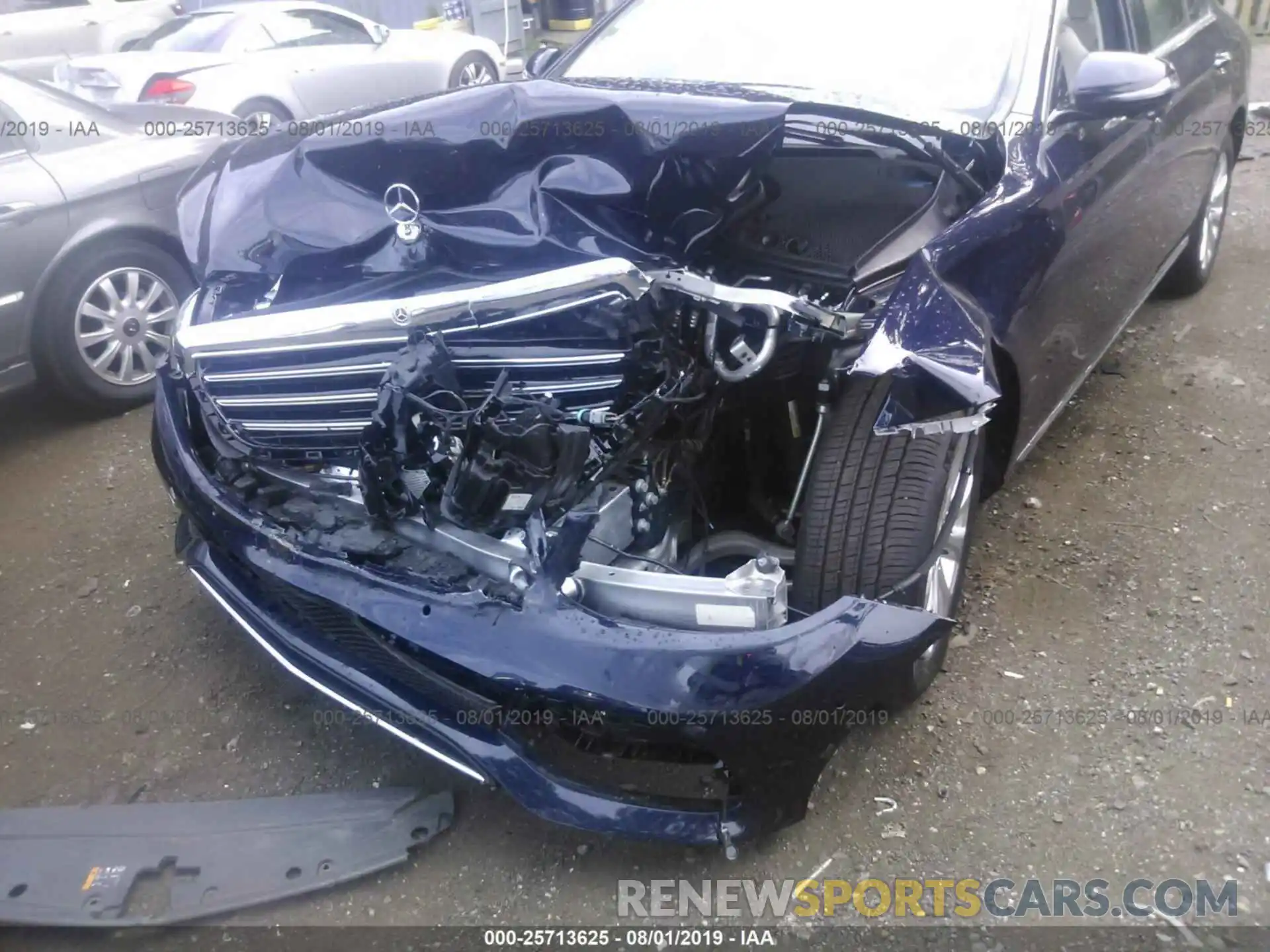 6 Photograph of a damaged car WDDZF4KB1KA593737 MERCEDES-BENZ E 2019