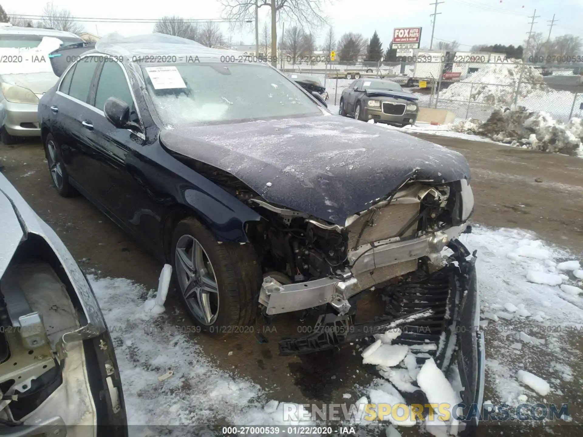 1 Photograph of a damaged car WDDZF4KB4KA551188 MERCEDES-BENZ E 2019