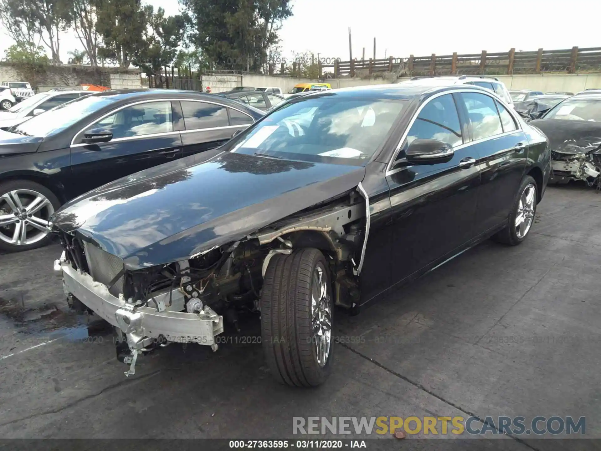 2 Photograph of a damaged car WDDZF8DB8LA735877 MERCEDES-BENZ E 2020