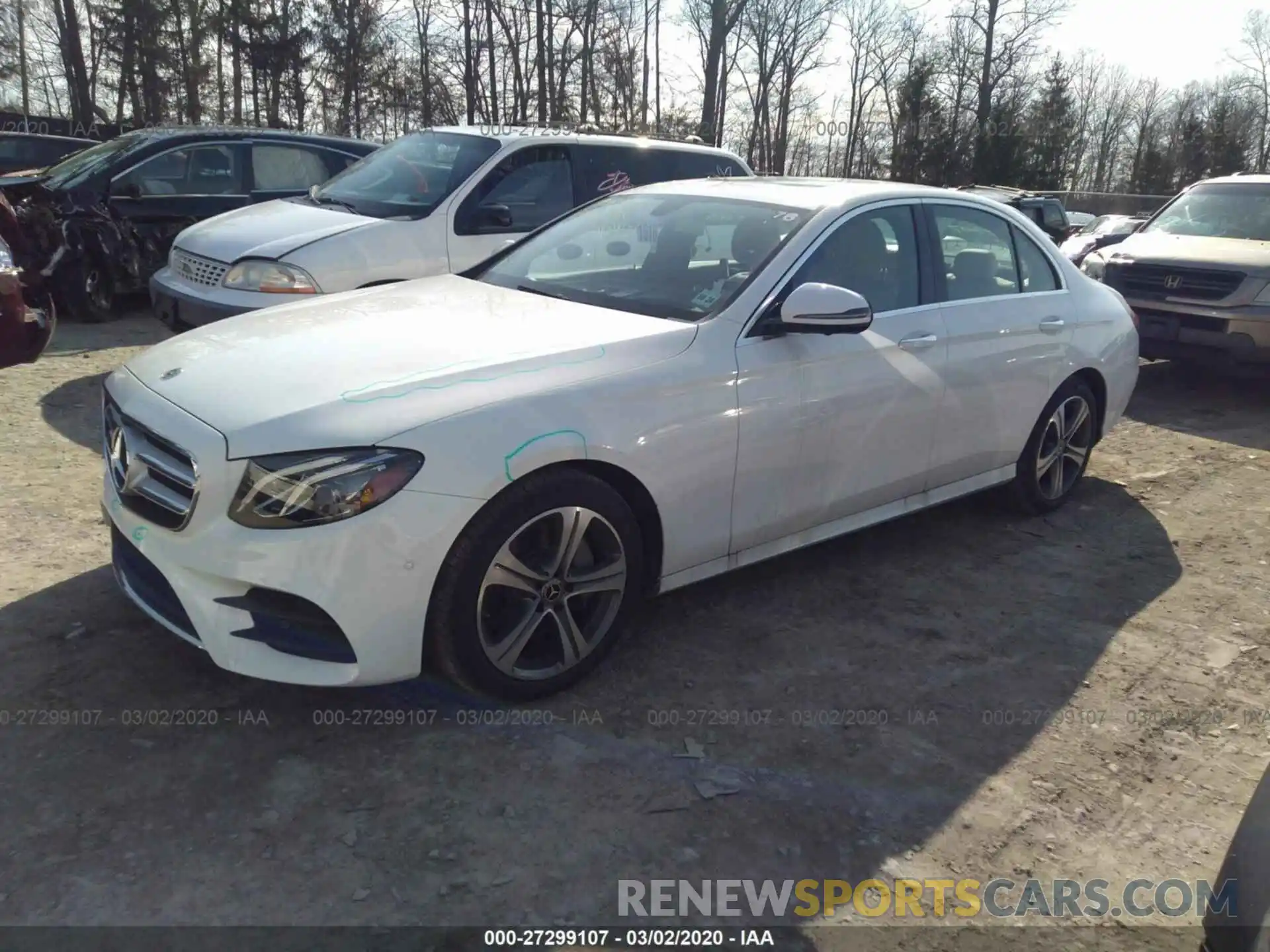 2 Photograph of a damaged car WDDZF8EBXLA712163 MERCEDES-BENZ E 2020