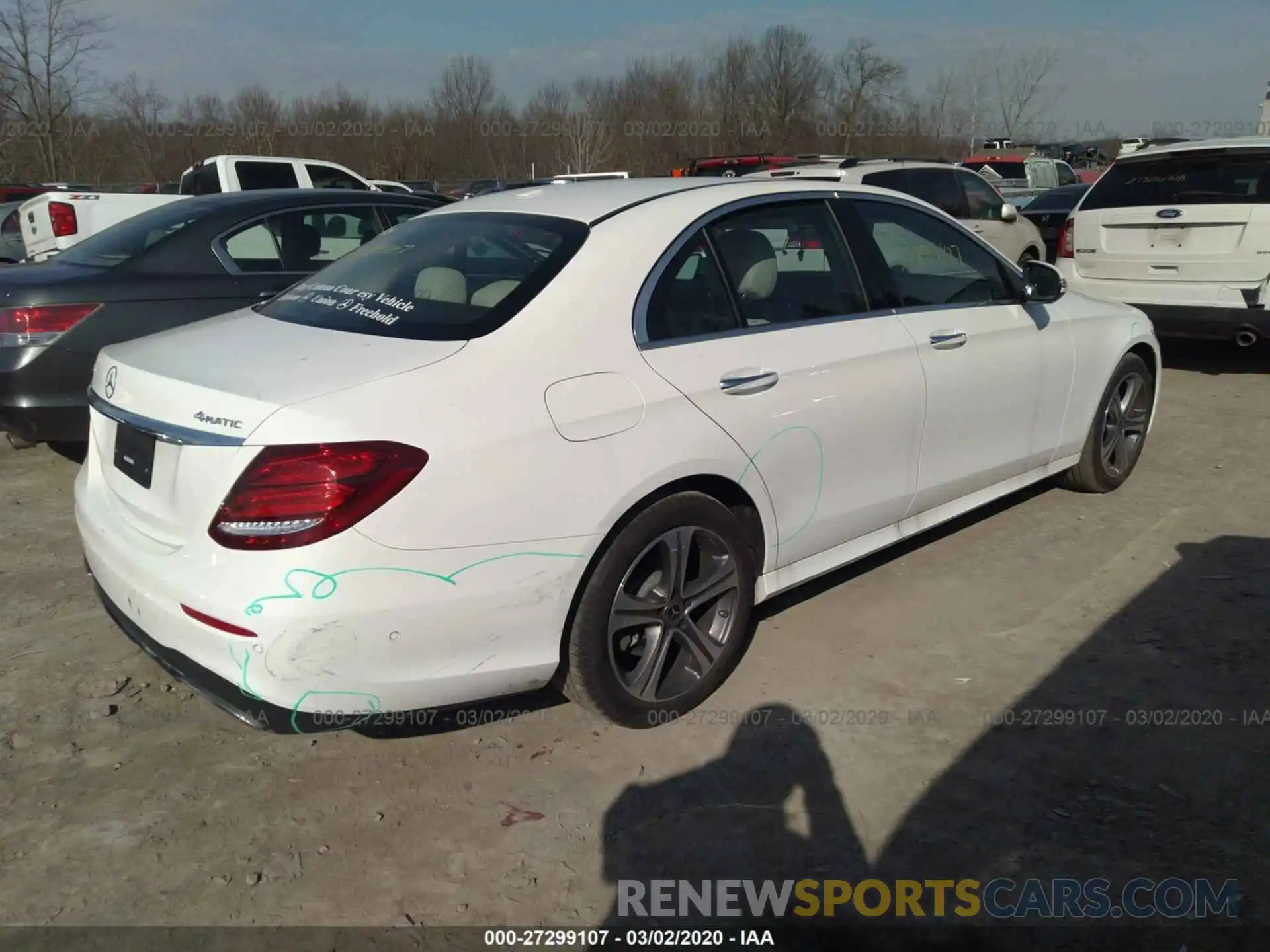 4 Photograph of a damaged car WDDZF8EBXLA712163 MERCEDES-BENZ E 2020