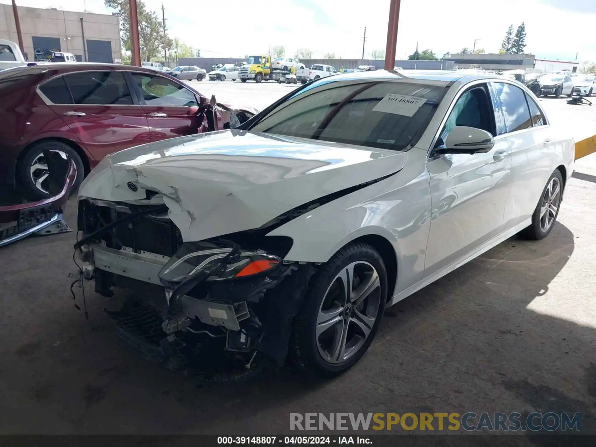 2 Photograph of a damaged car WDDZF8DB9LA747522 MERCEDES-BENZ E 350 2020