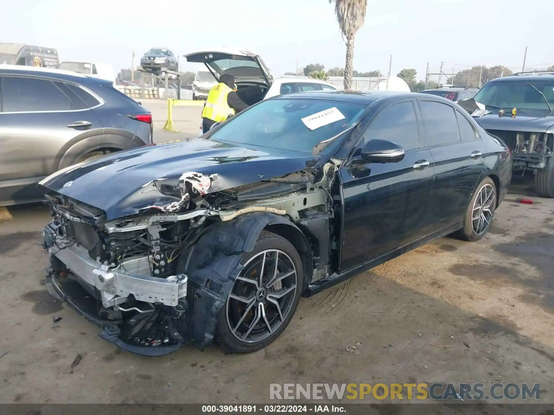 2 Photograph of a damaged car W1KZF8DB2NB040839 MERCEDES-BENZ E 350 2022