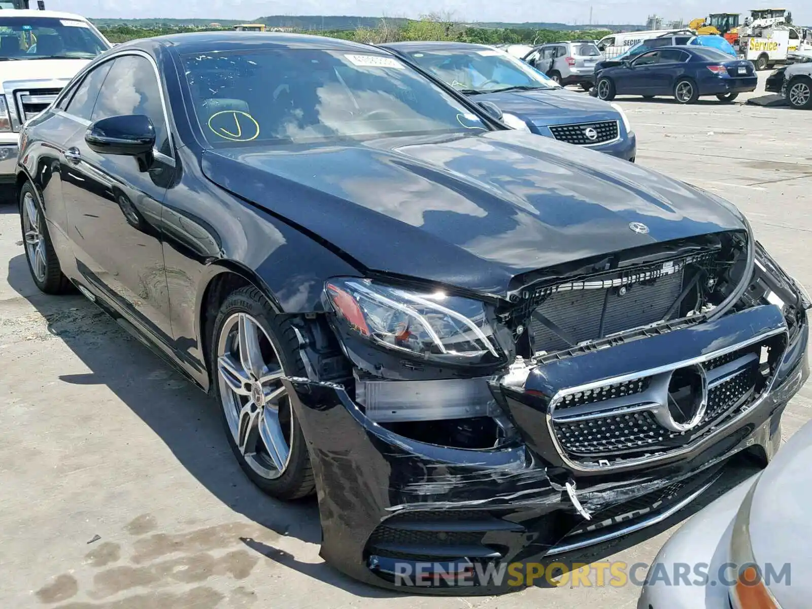 1 Photograph of a damaged car WDD1J6HBXKF092332 MERCEDES-BENZ E 450 2019