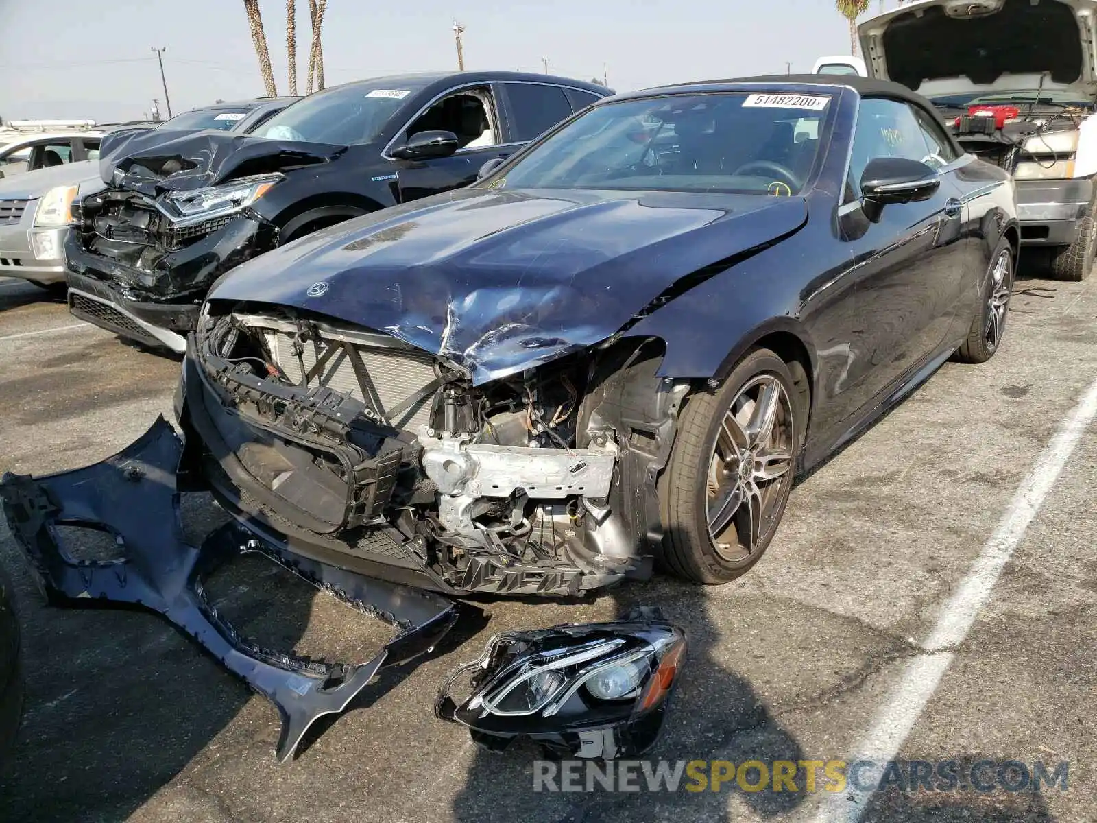 2 Photograph of a damaged car WDD1K6HB4KF100826 MERCEDES-BENZ E 450 2019