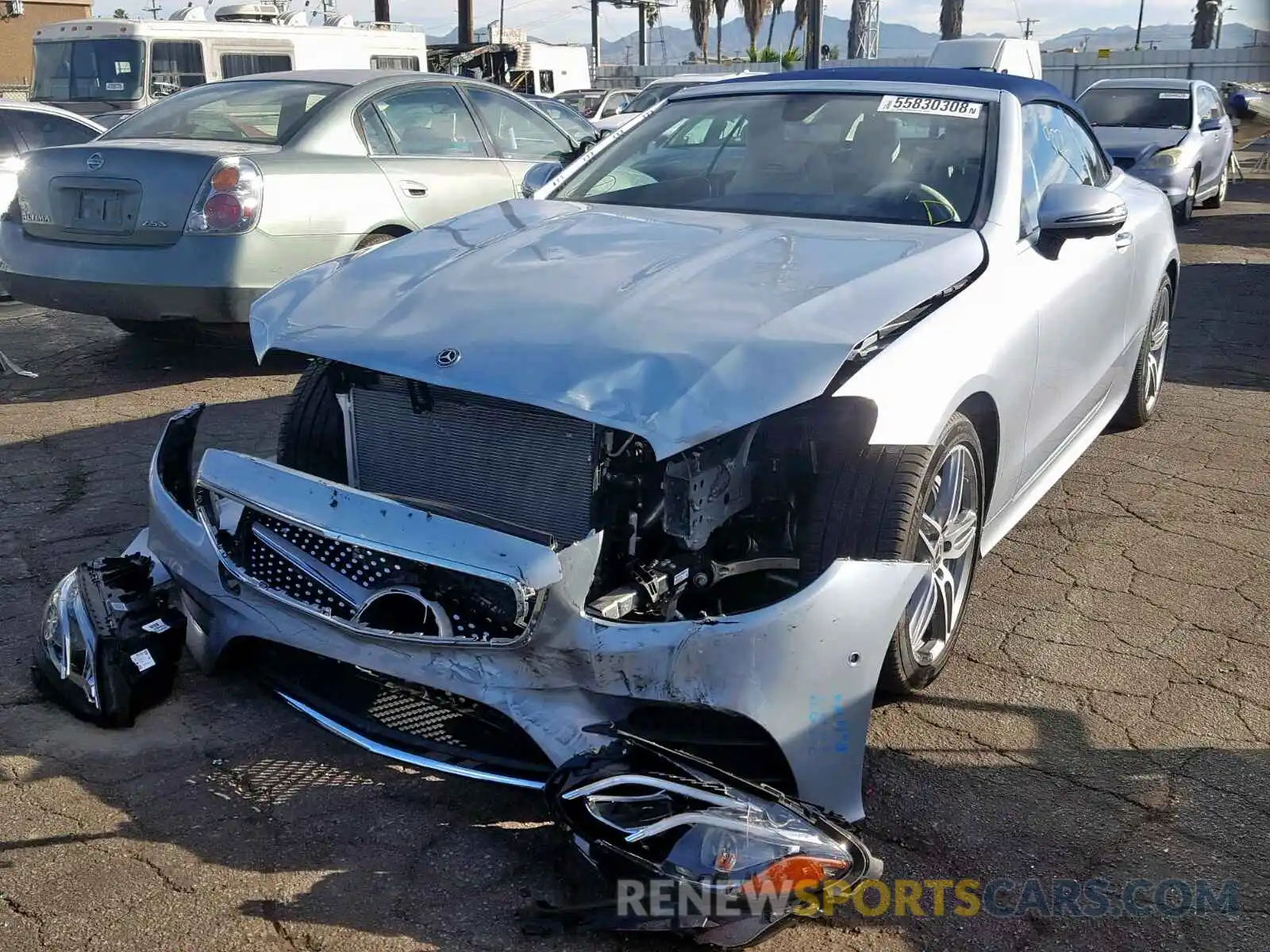 2 Photograph of a damaged car WDD1K6HB6KF075816 MERCEDES-BENZ E 450 2019