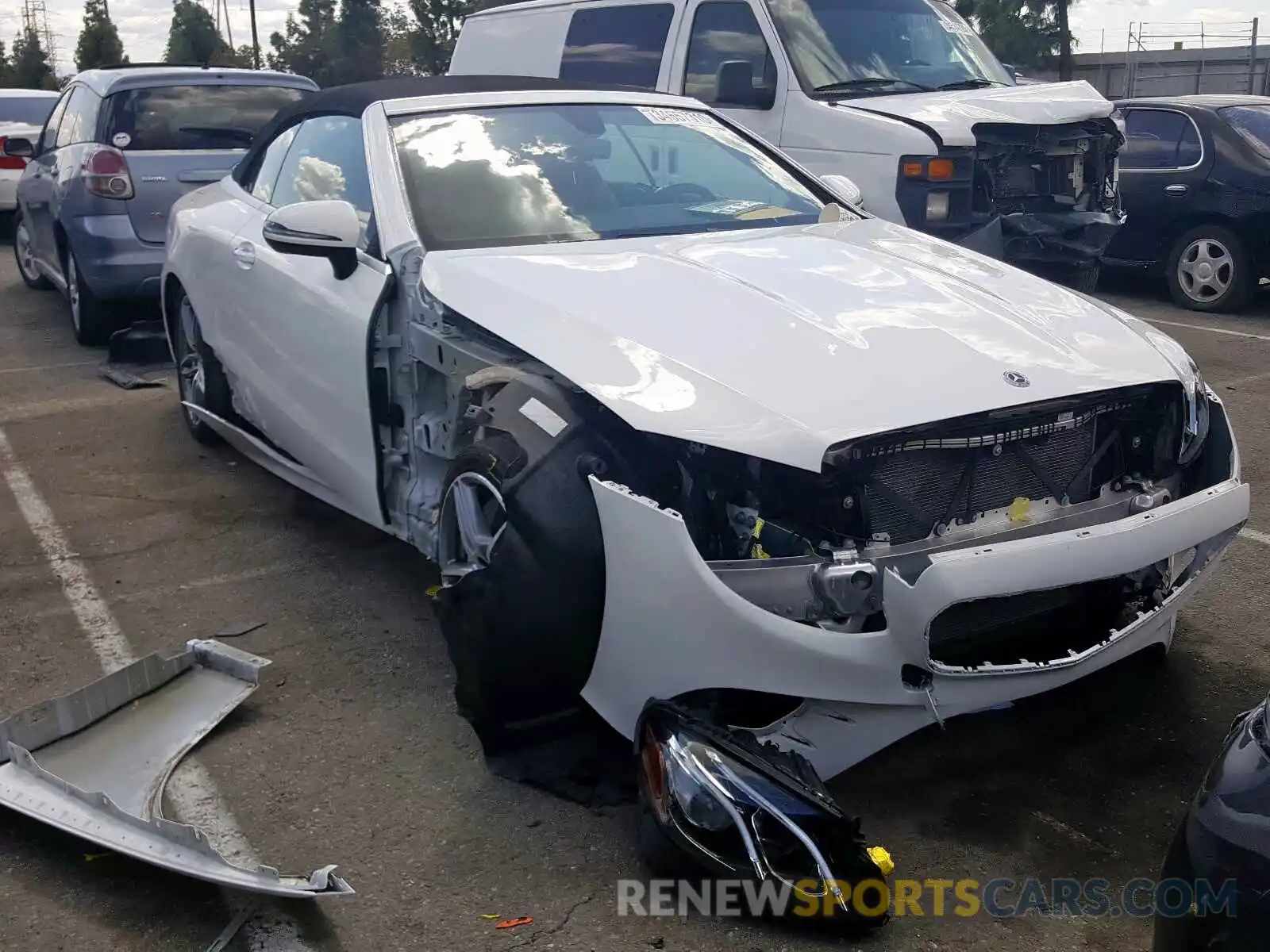 1 Photograph of a damaged car WDD1K6HB9KF082968 MERCEDES-BENZ E 450 2019