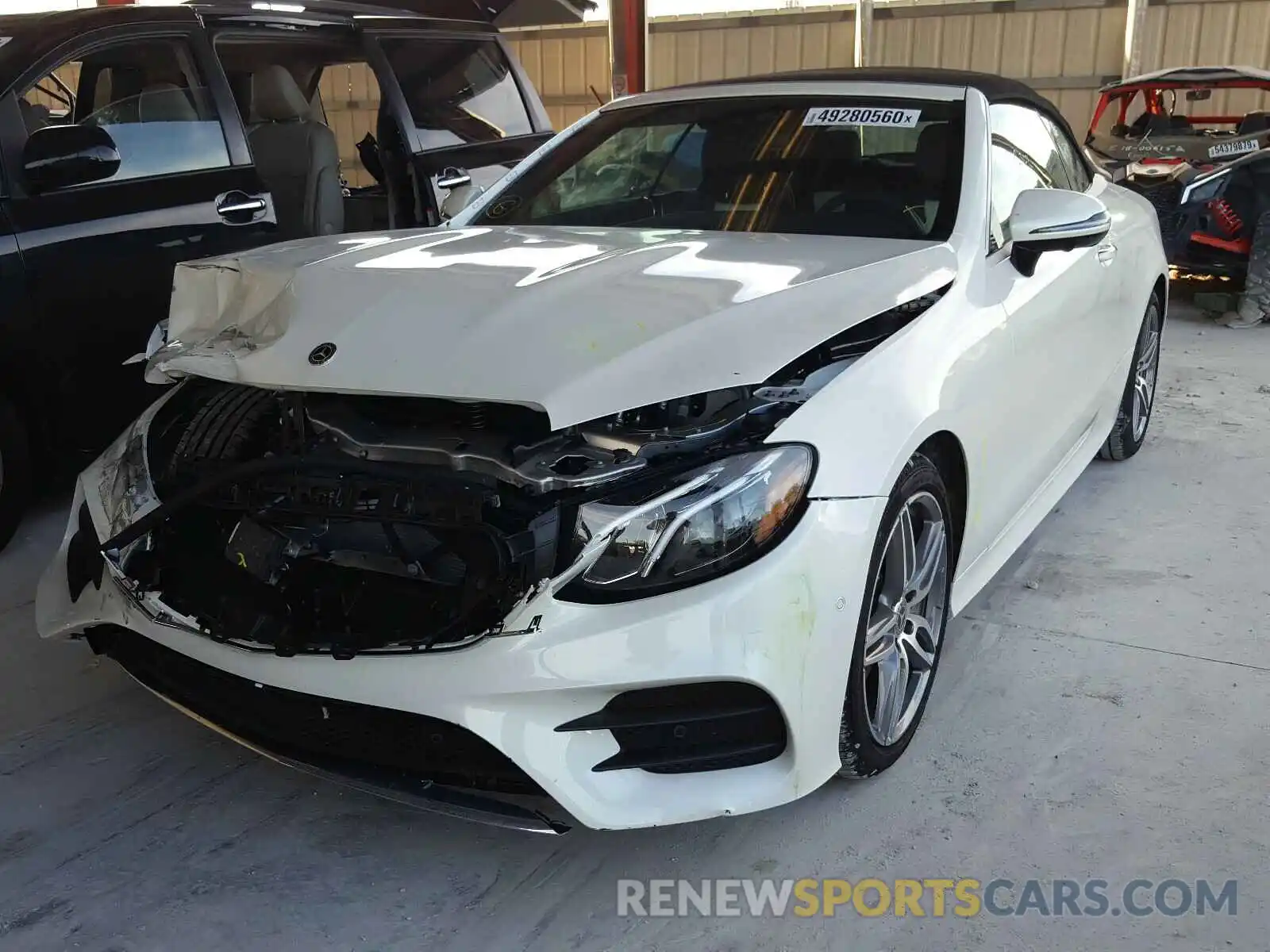 2 Photograph of a damaged car W1K1K6HB9LF144287 MERCEDES-BENZ E 450 2020