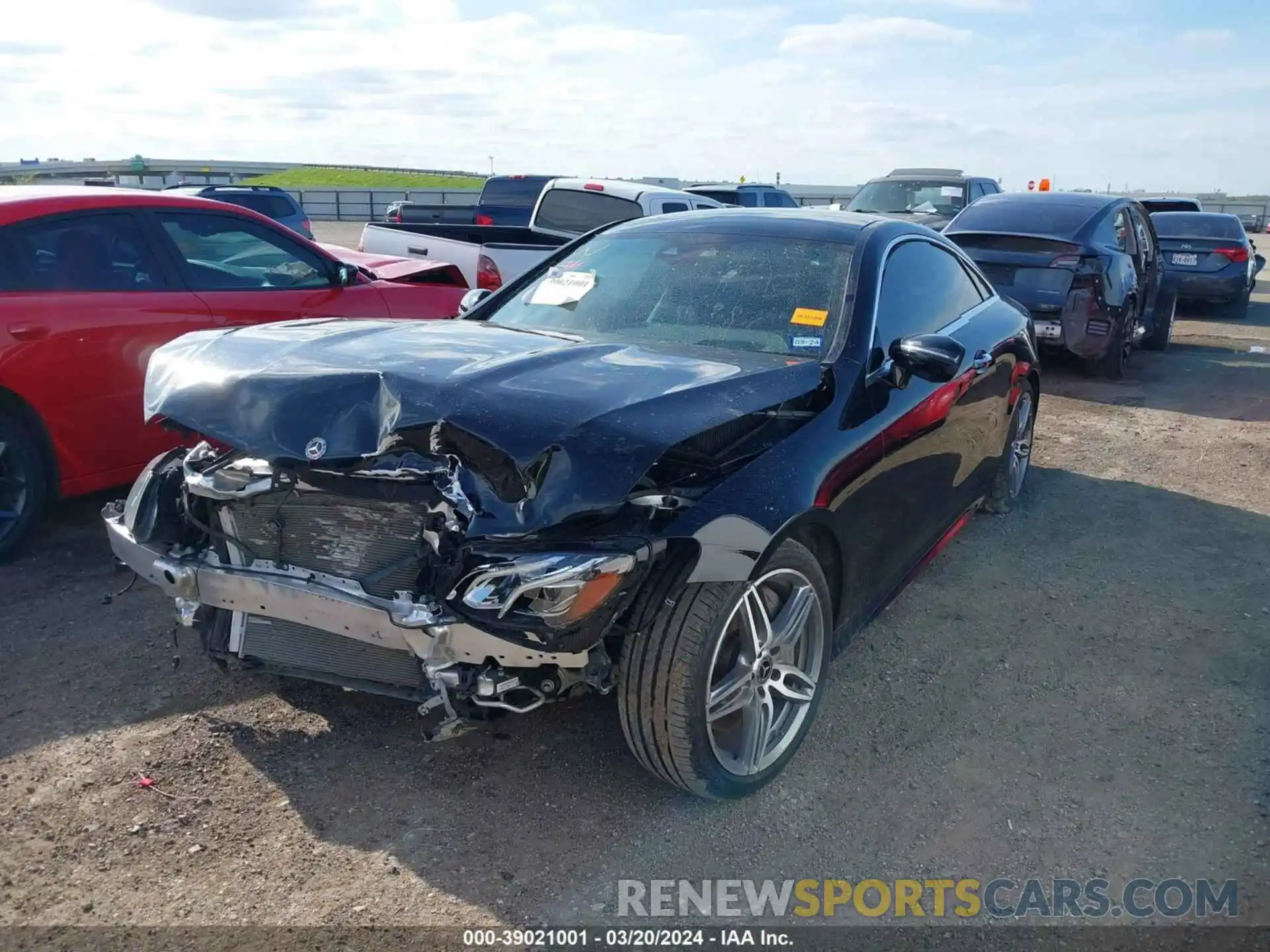 2 Photograph of a damaged car WDD1J6HB4LF124290 MERCEDES-BENZ E 450 2020