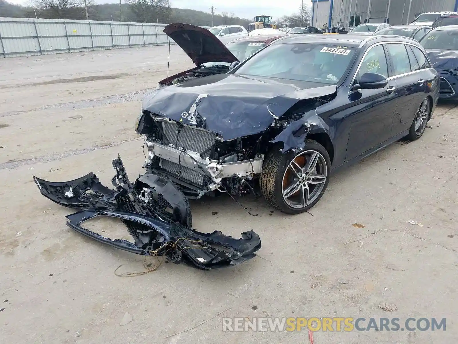 2 Photograph of a damaged car WDDZH6JBXKA552157 MERCEDES-BENZ E 450 4MAT 2019