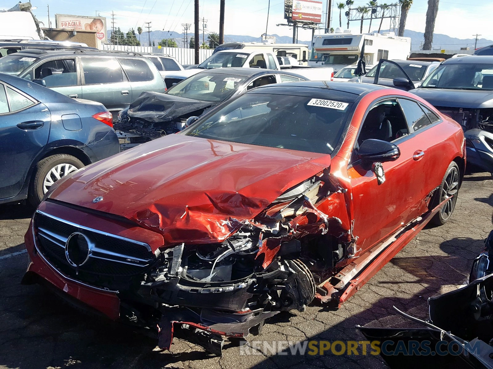 2 Photograph of a damaged car WDD1J6BB2KF085643 MERCEDES-BENZ E AMG 53 2019