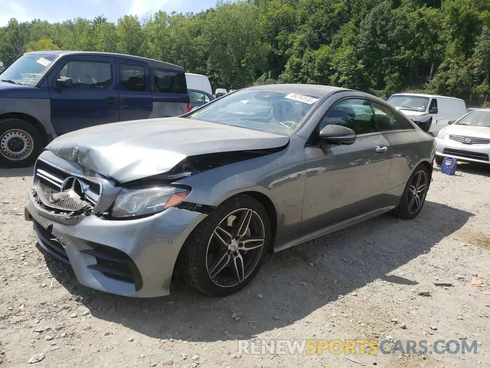 2 Photograph of a damaged car WDD1J6BBXKF088919 MERCEDES-BENZ E AMG 53 2019