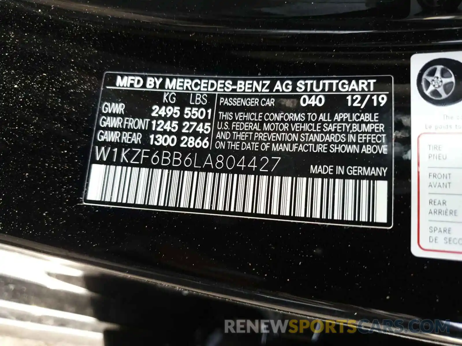 10 Фотография поврежденного автомобиля W1KZF6BB6LA804427 MERCEDES-BENZ E AMG 53 4 2020