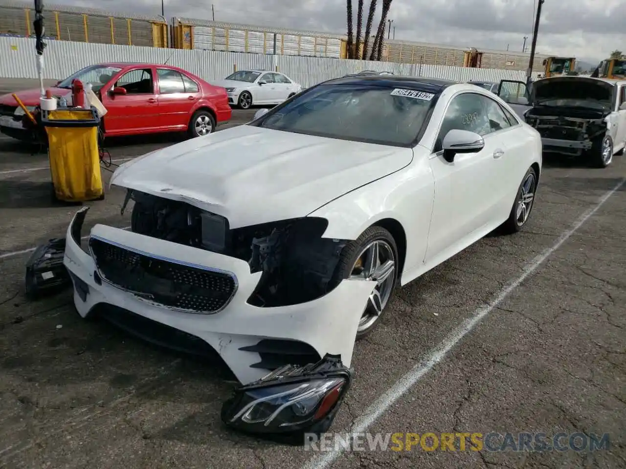 2 Photograph of a damaged car WDD1J6HB0KF085454 MERCEDES-BENZ E-CLASS 2019