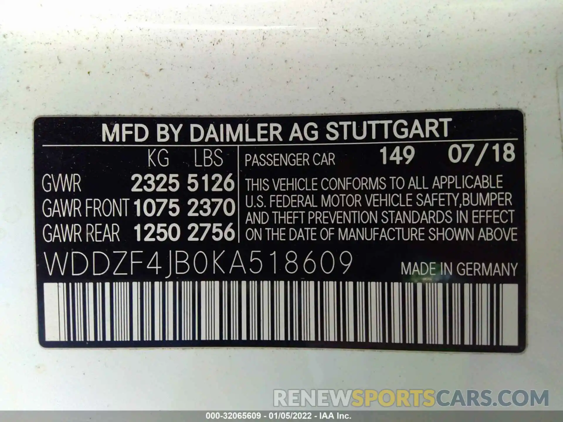 9 Photograph of a damaged car WDDZF4JB0KA518609 MERCEDES-BENZ E-CLASS 2019