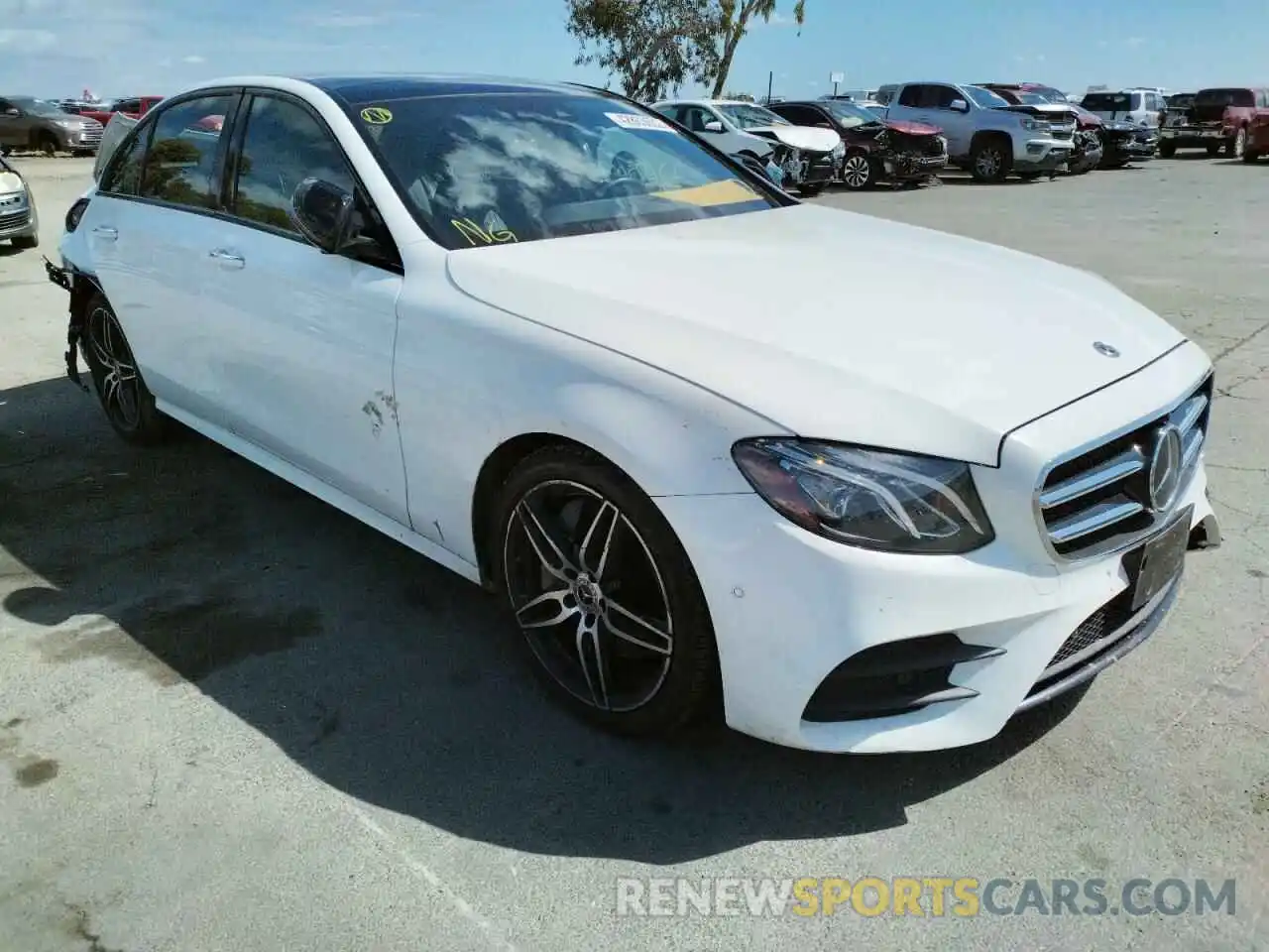 1 Photograph of a damaged car WDDZF4JB0KA551688 MERCEDES-BENZ E-CLASS 2019