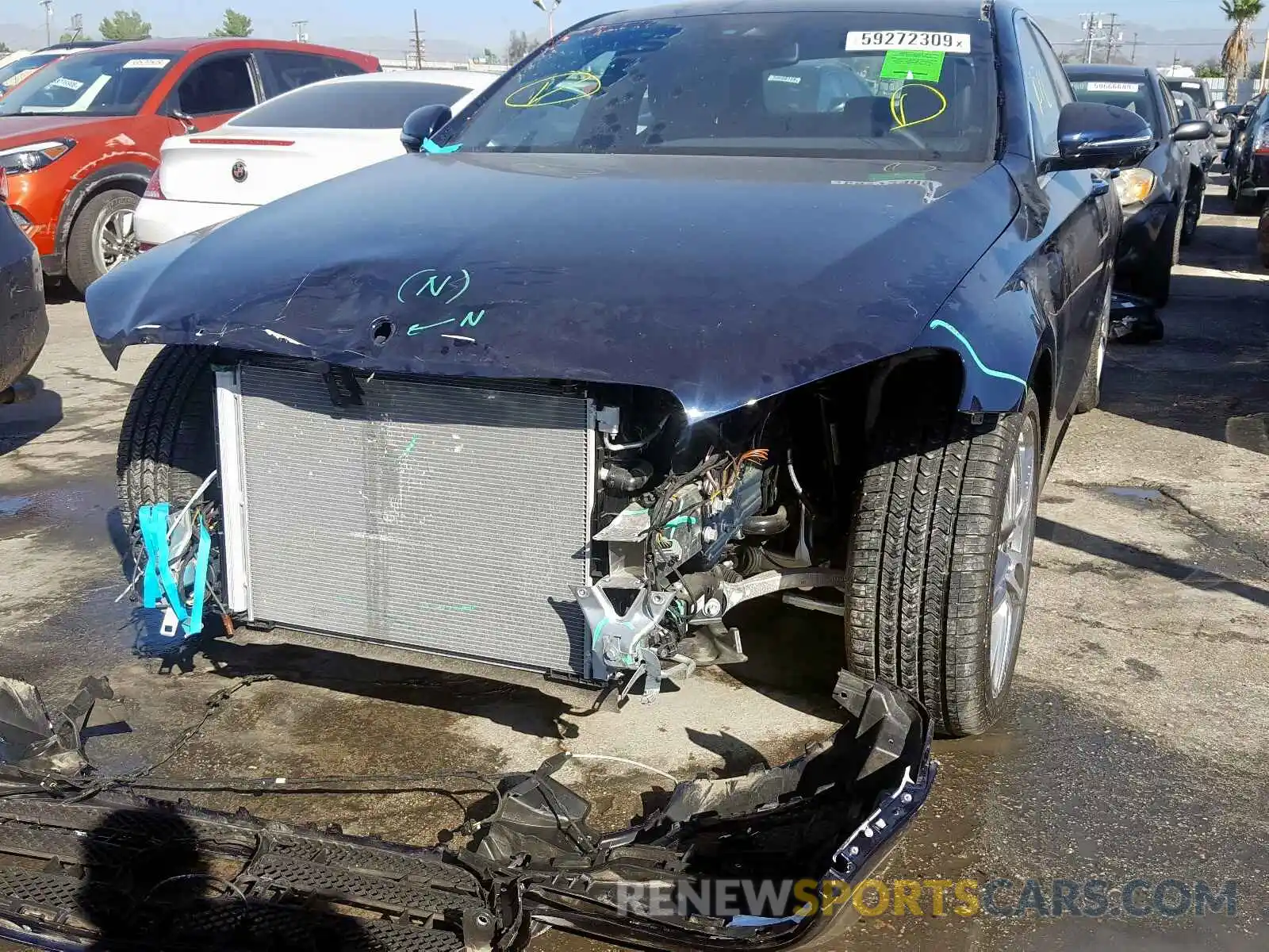 9 Photograph of a damaged car WDDZF4JB0KA590037 MERCEDES-BENZ E CLASS 2019