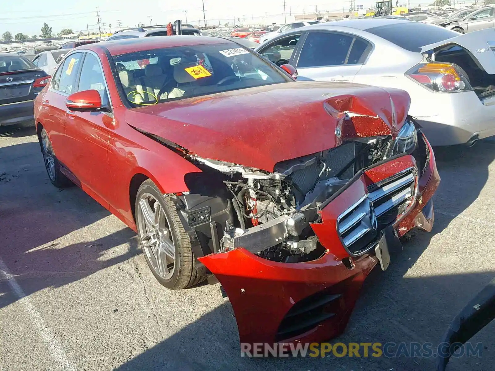 1 Photograph of a damaged car WDDZF4JB0KA671023 MERCEDES-BENZ E CLASS 2019