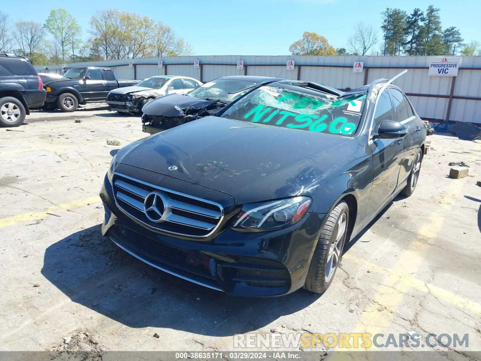 2 Photograph of a damaged car WDDZF4JB1KA514813 MERCEDES-BENZ E-CLASS 2019