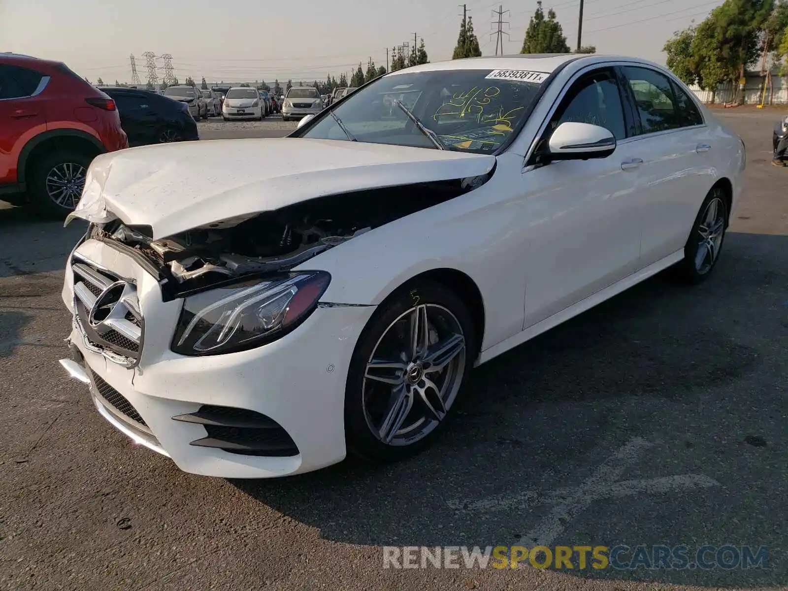 2 Photograph of a damaged car WDDZF4JB1KA529554 MERCEDES-BENZ E-CLASS 2019