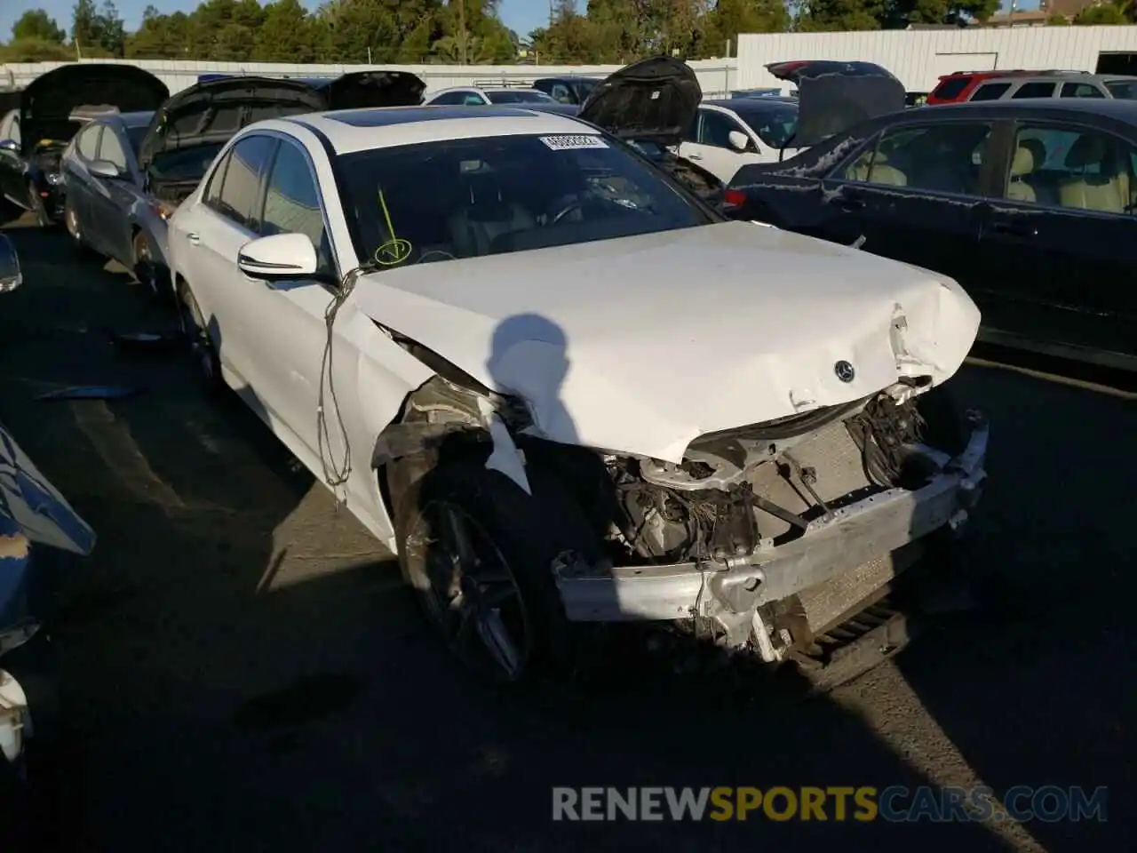 1 Photograph of a damaged car WDDZF4JB1KA529585 MERCEDES-BENZ E-CLASS 2019