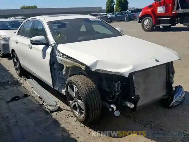 1 Photograph of a damaged car WDDZF4JB1KA548573 MERCEDES-BENZ E CLASS 2019