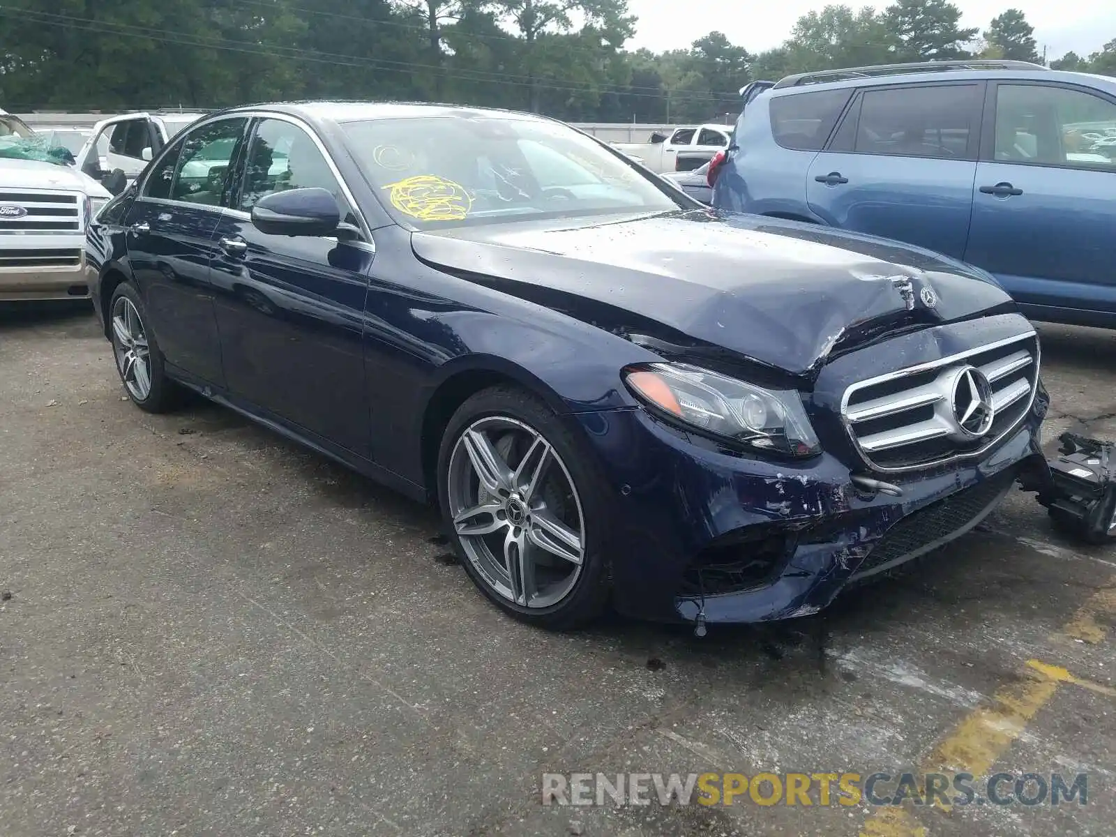 1 Photograph of a damaged car WDDZF4JB1KA592251 MERCEDES-BENZ E CLASS 2019